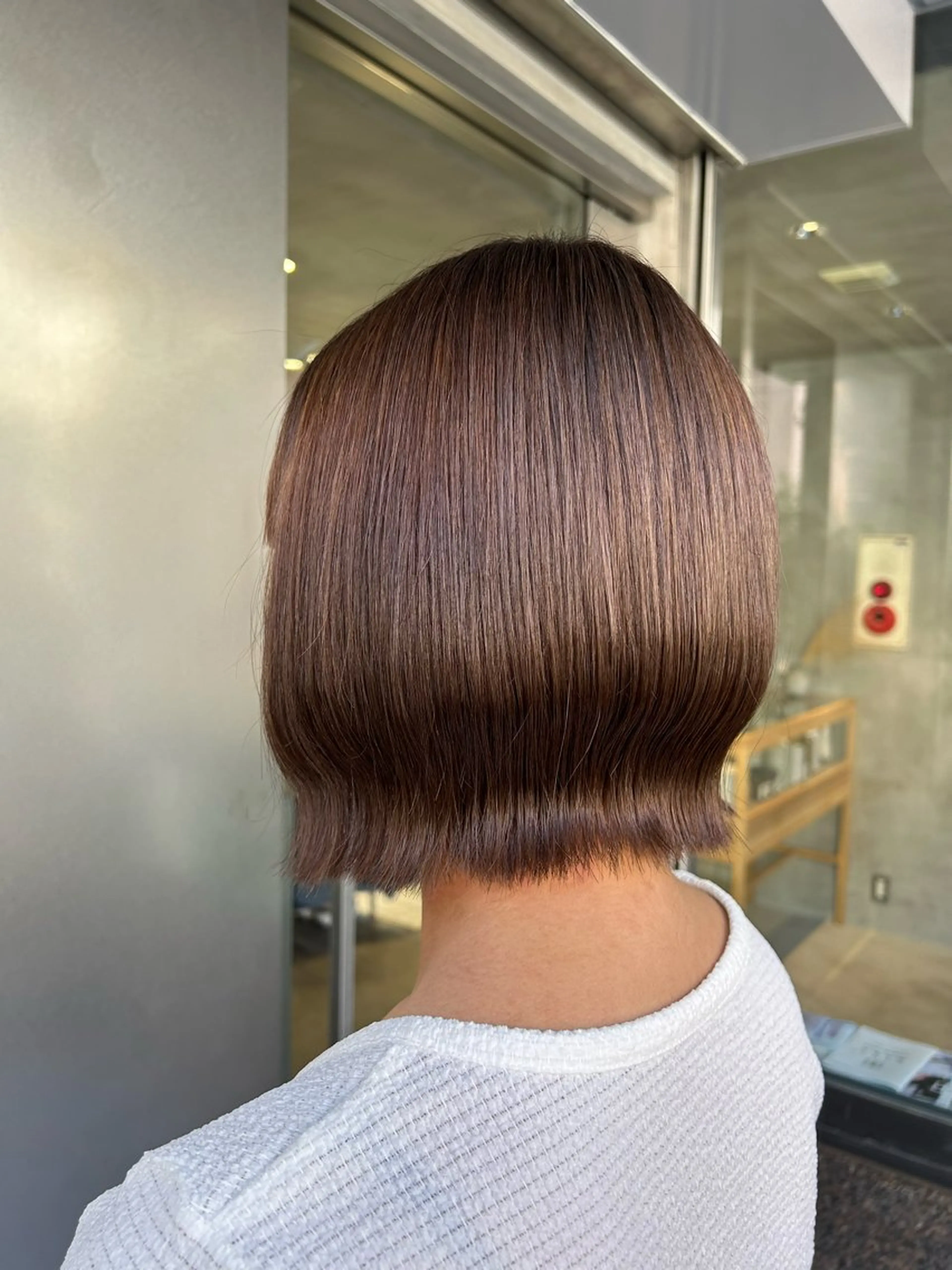 ミディアム カラー ・ nanokaのヘアスタイル