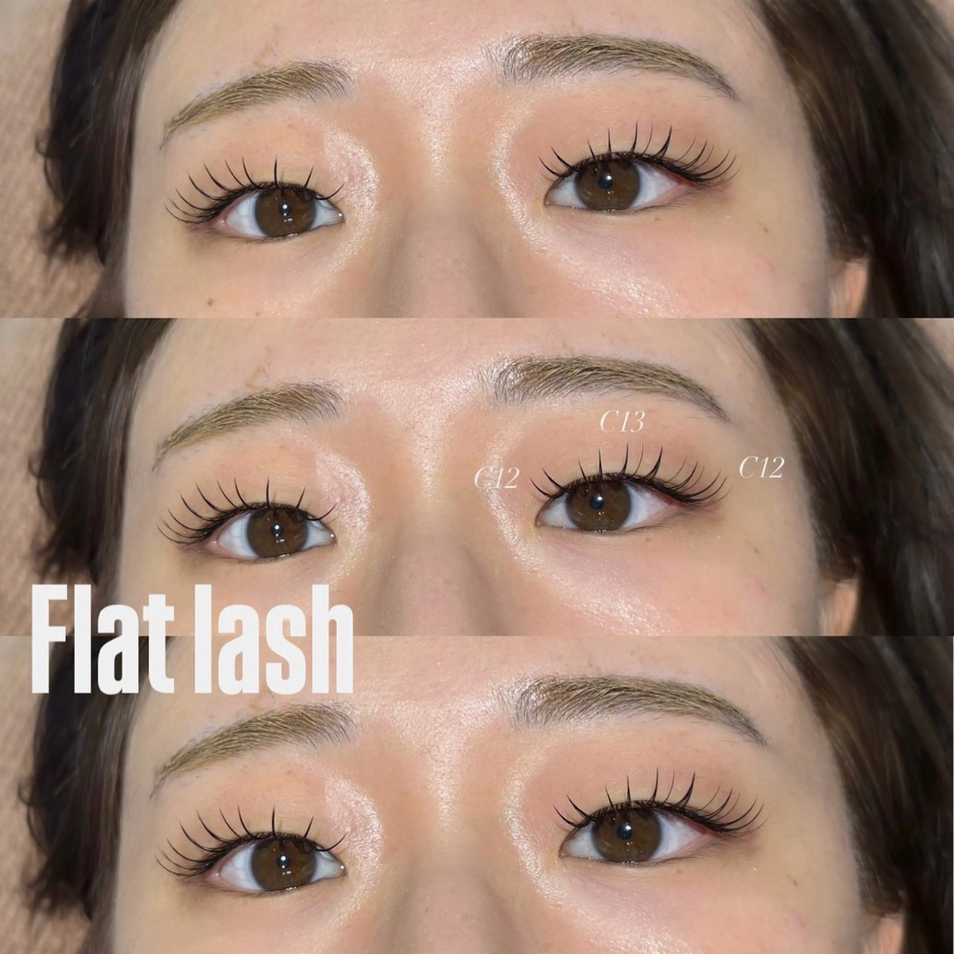 最高級フラットラッシュ80本の写真