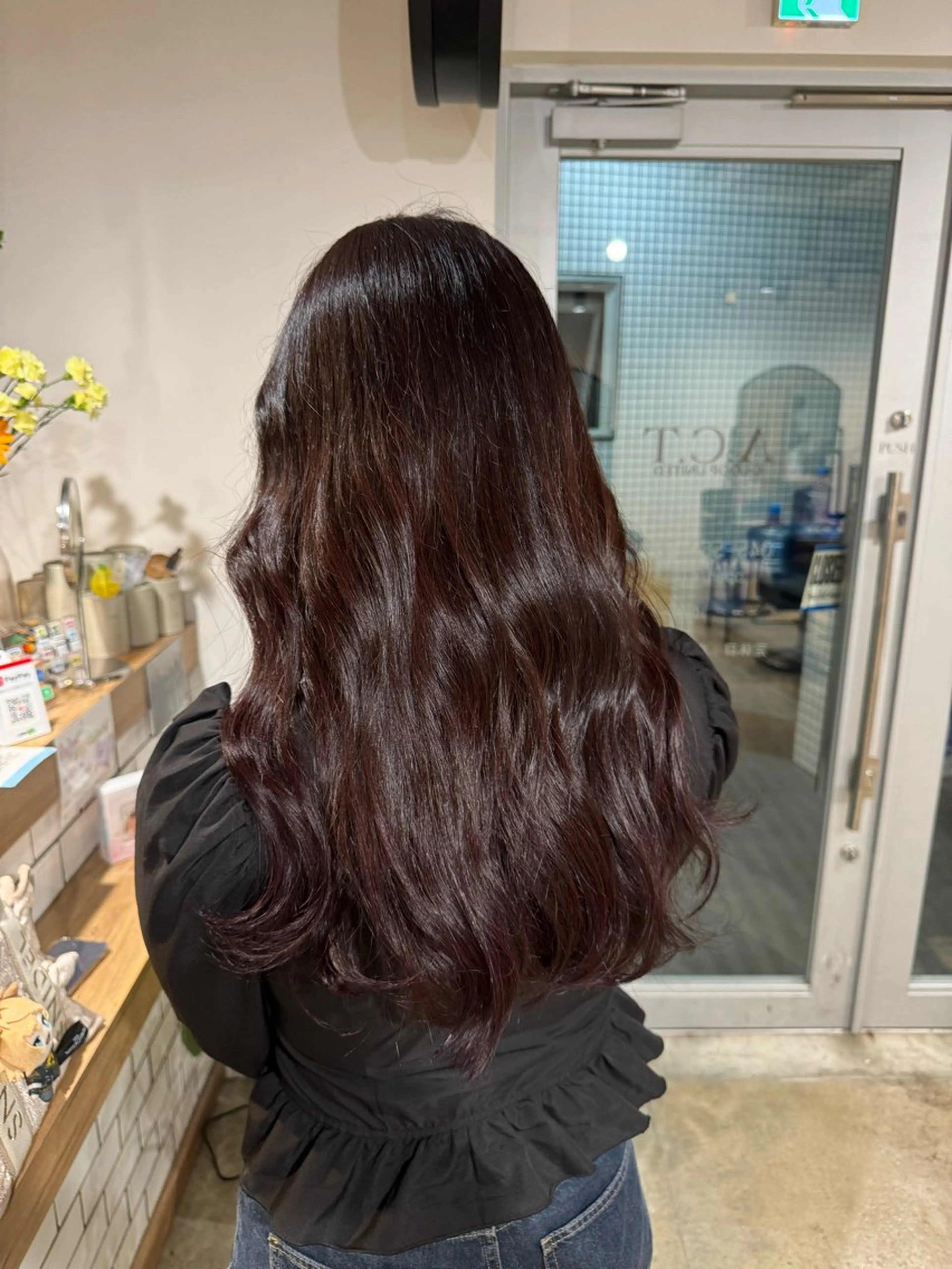 ロング カラー カシス ラベンダーカラー カット ヘアカラー 無料モデル急募‼️/ レイヤー/Rinのヘアスタイル