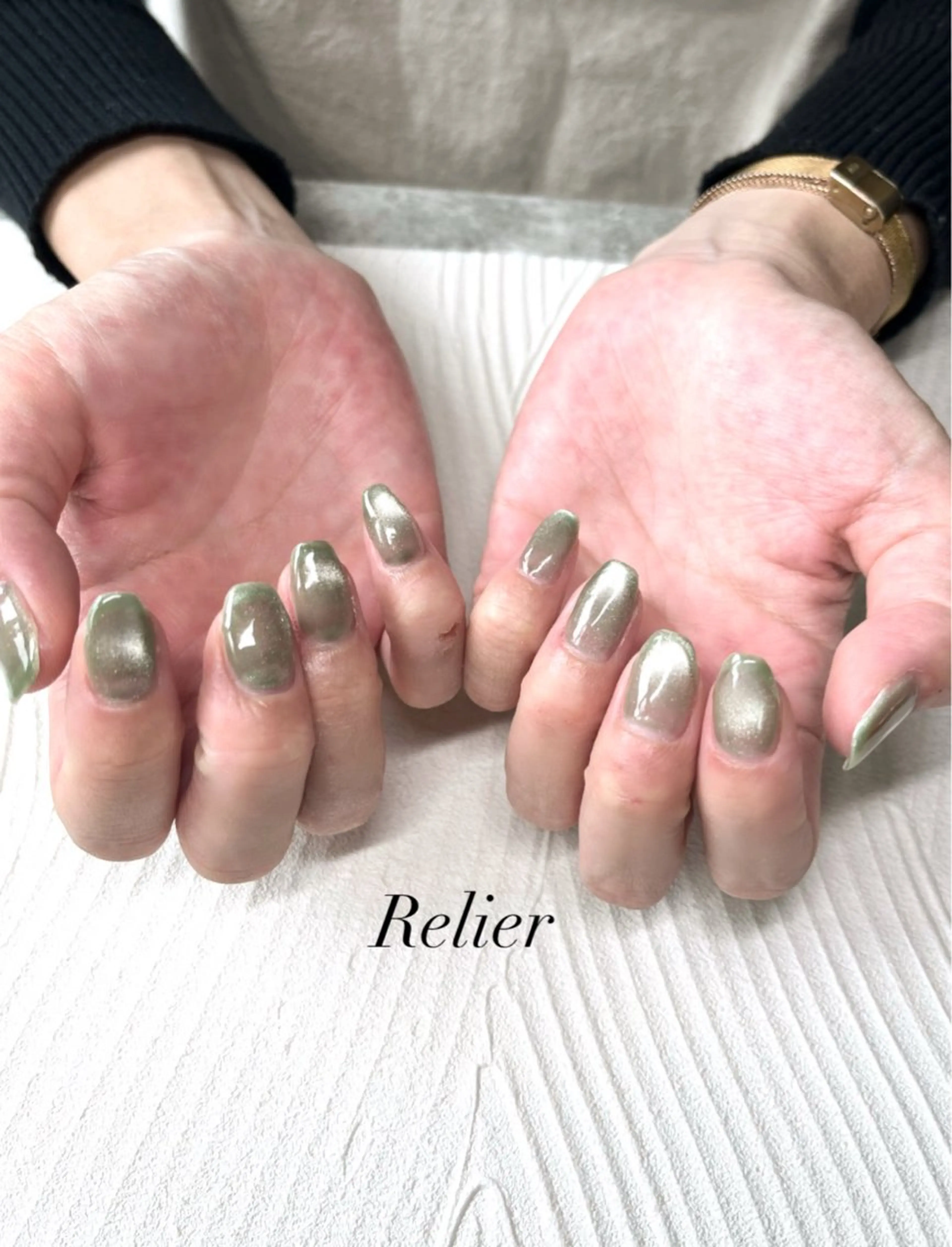 ネイル ハンドネイル ハンドケア Relier ayakaのネイルデザイン