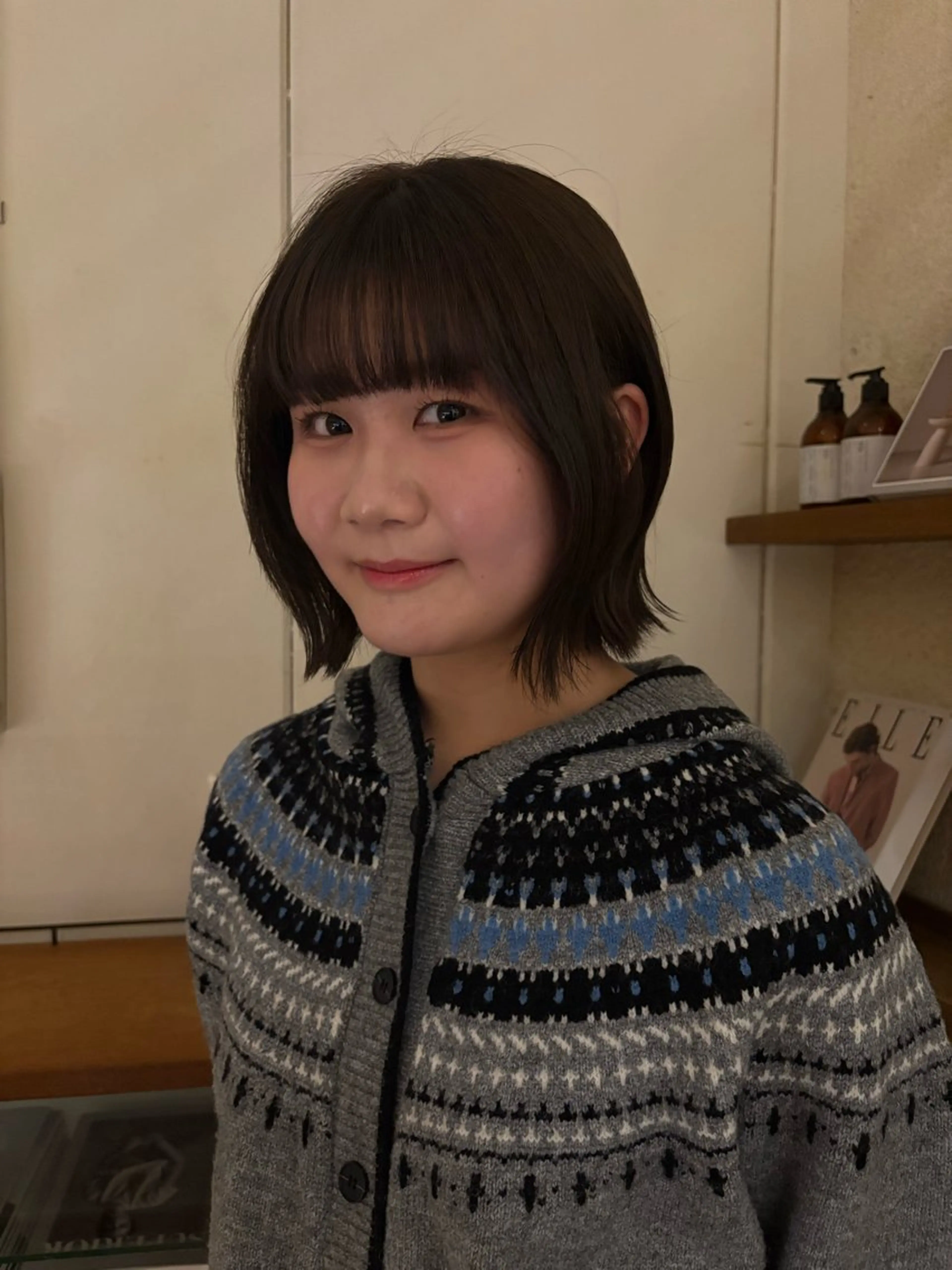 ミディアム ヘアカラー 玲音/ストレート/ ブリーチ/大阪のヘアスタイル