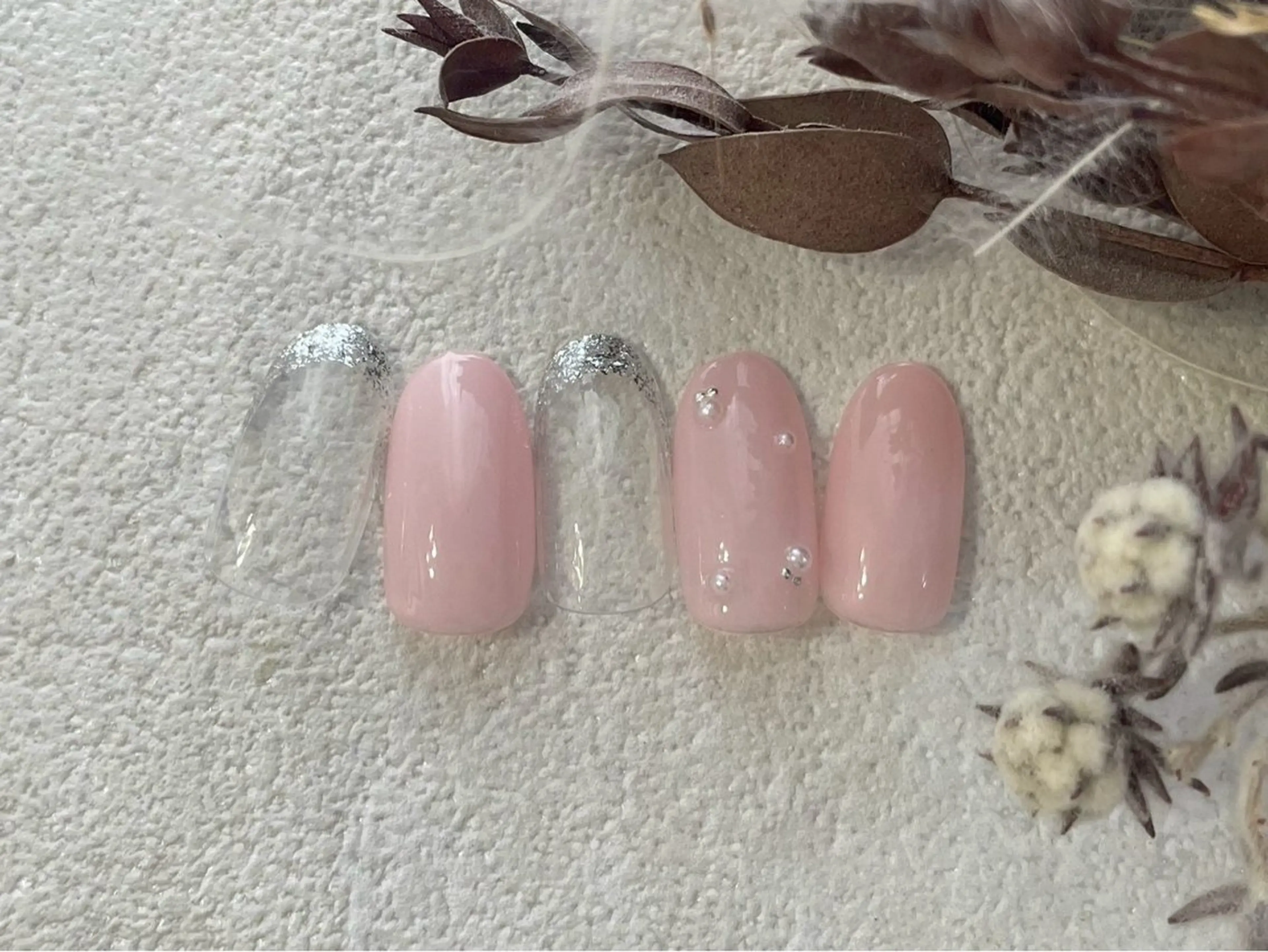 ネイル オーロラネイル 桜ネイル フラワーネイル フットネイル フレンチネイル ハンドネイル kiki nail たまプラーザのネイルデザイン