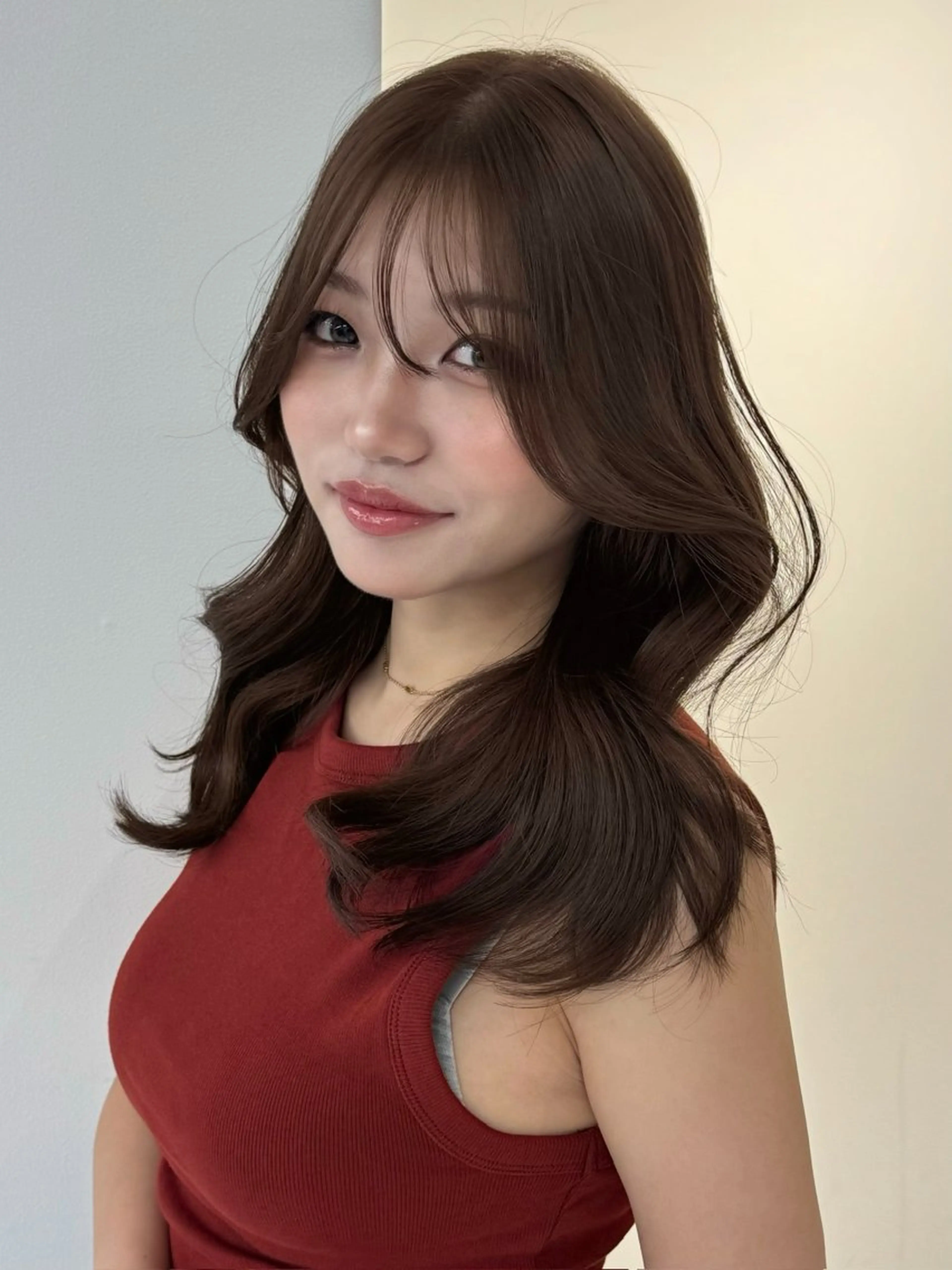 ロング カラー カット ヘアカラー トリートメント ヘアセット Rita/髪質改善 /透明感カラーのヘアスタイル