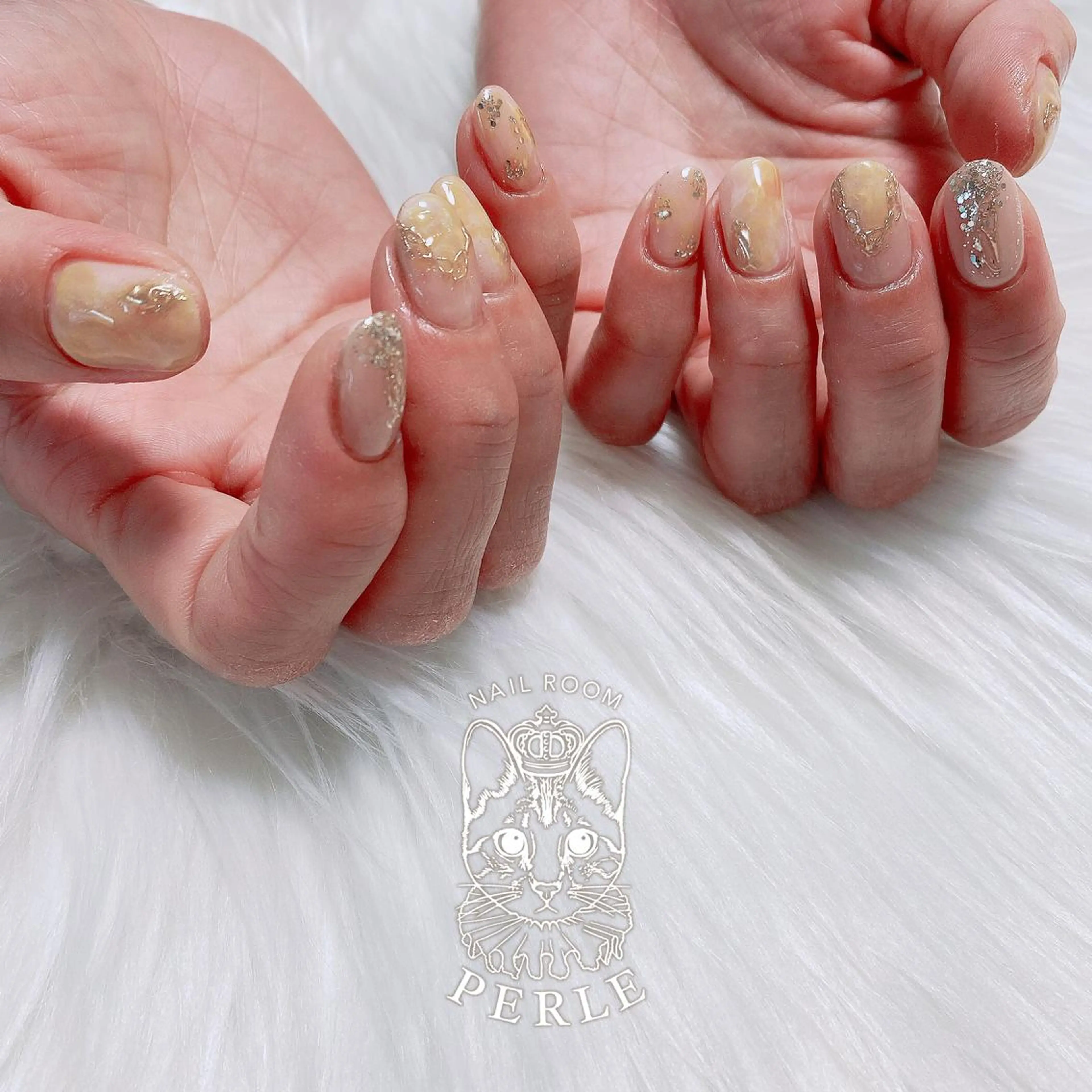 ネイル ハンドネイル nail room Perleのネイルデザイン