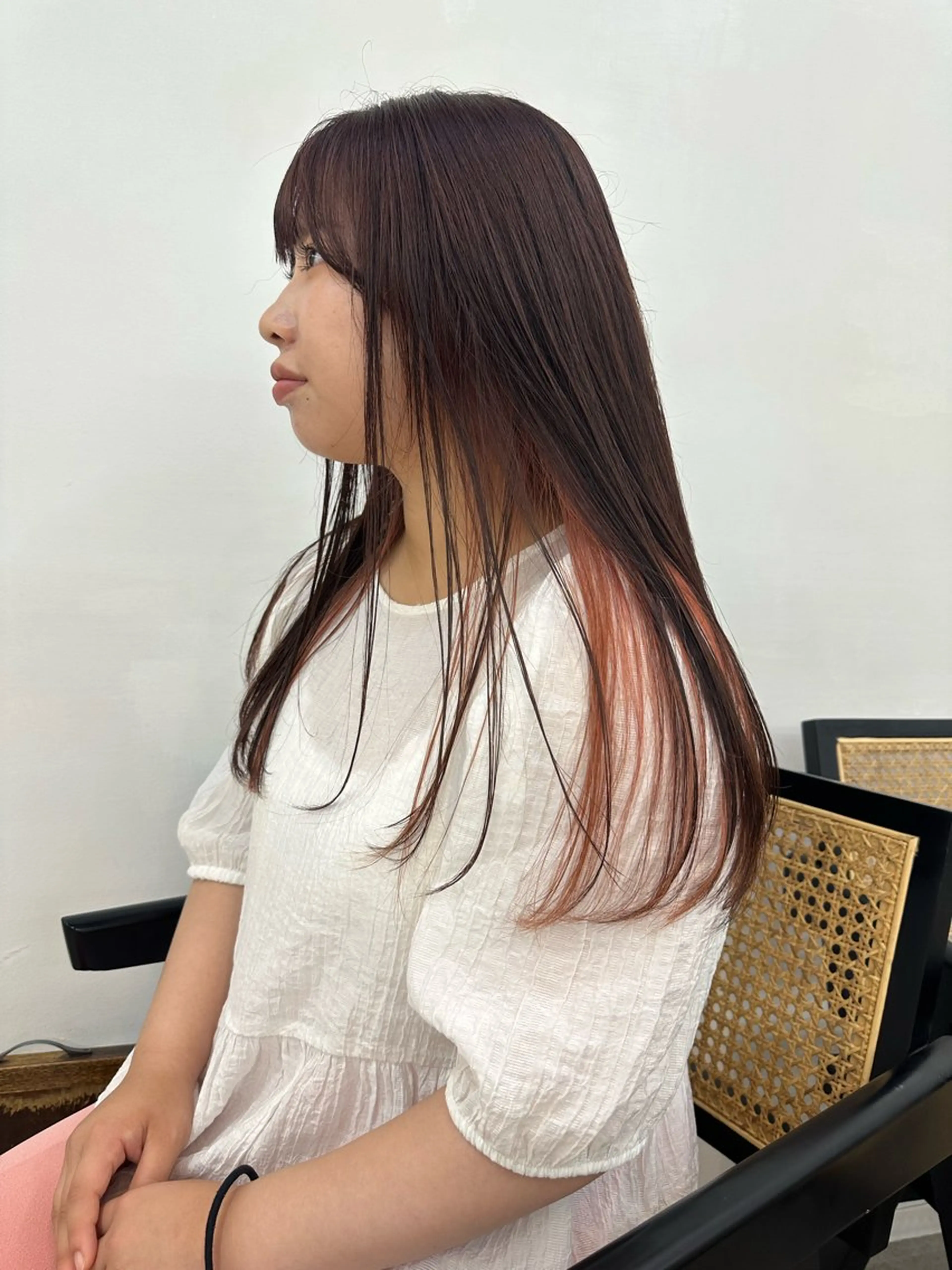 ロング カラー さとう あやかのヘアスタイル