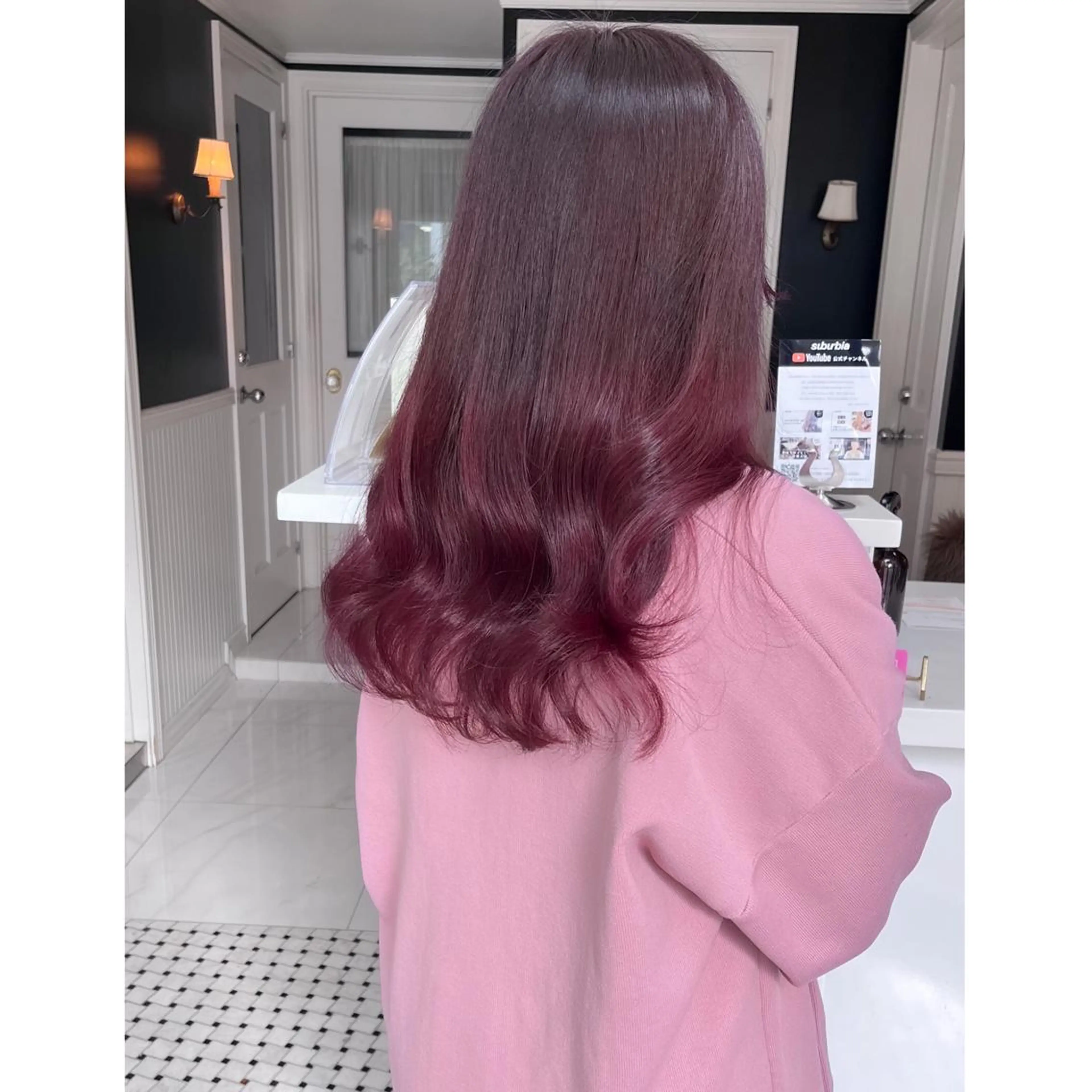 ロング カラー ブリーチ ヘアカラー miyu /トレンド カラー×艶髪のヘアスタイル