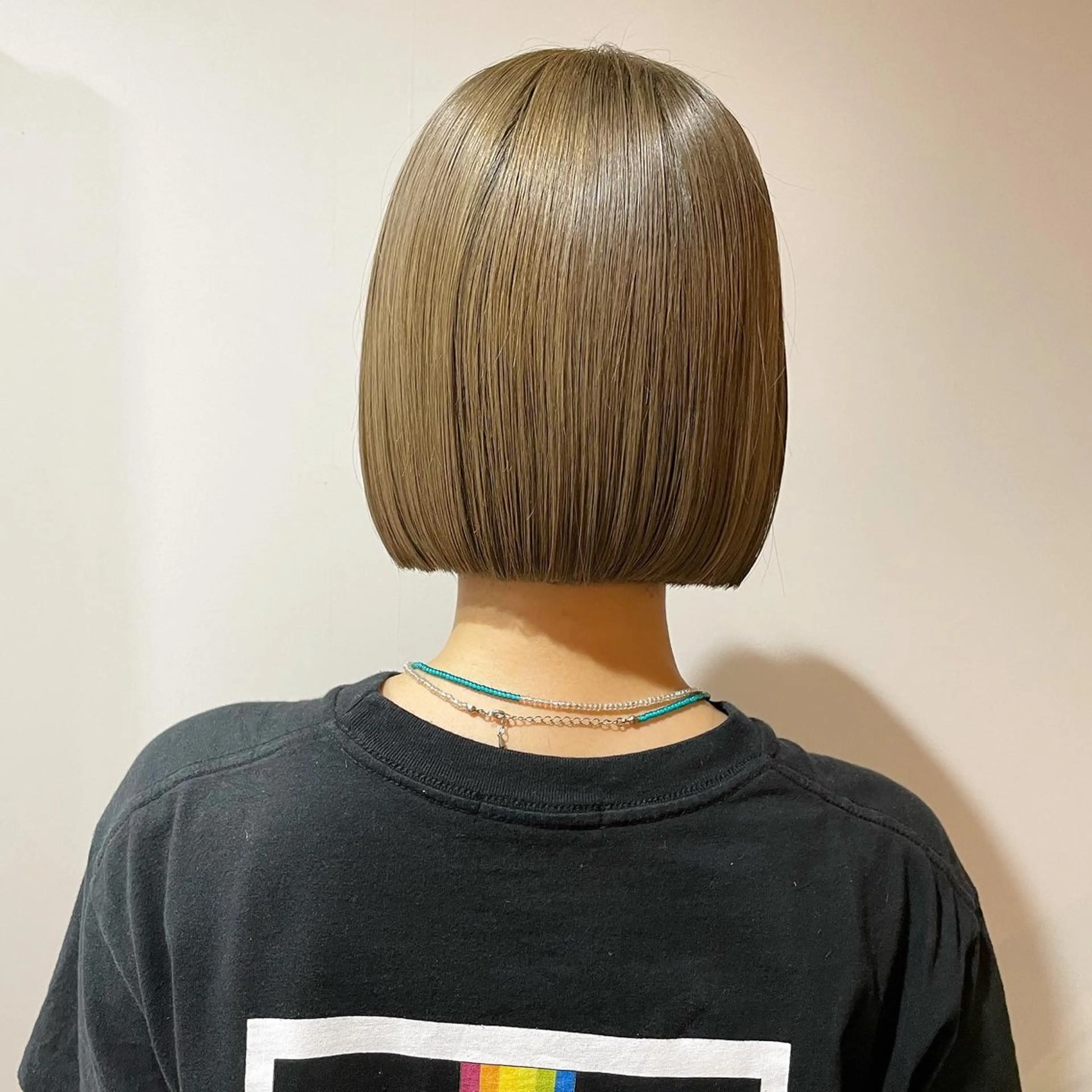 ショート カラー パーマ ヘアアレンジ ミズタ マイのヘアスタイル