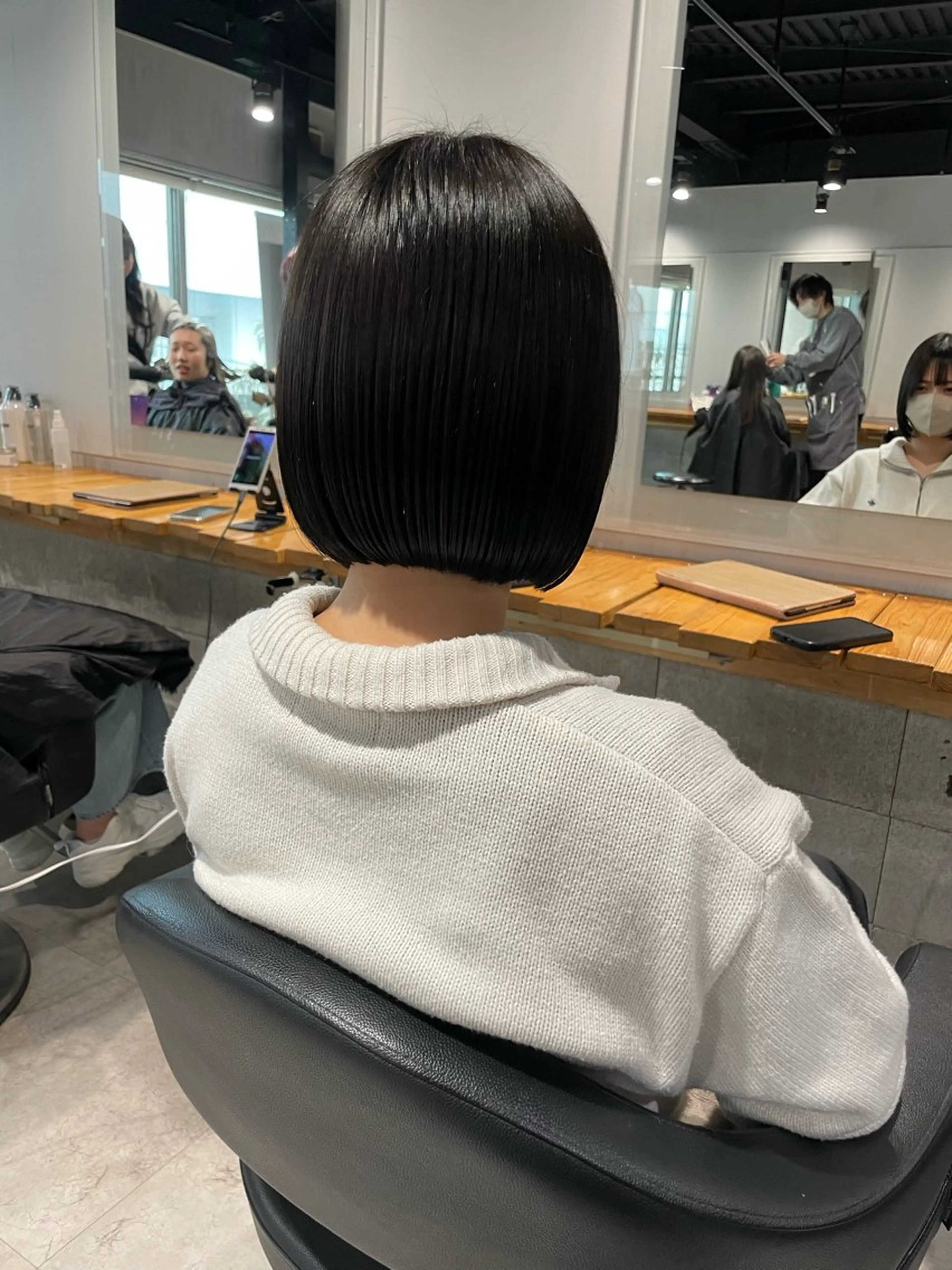 ショート カラー ヘアカラー トリートメント ヘッドスパ ヘアセット 🦋ハイトーンボブ ショート🦋トシキのヘアスタイル