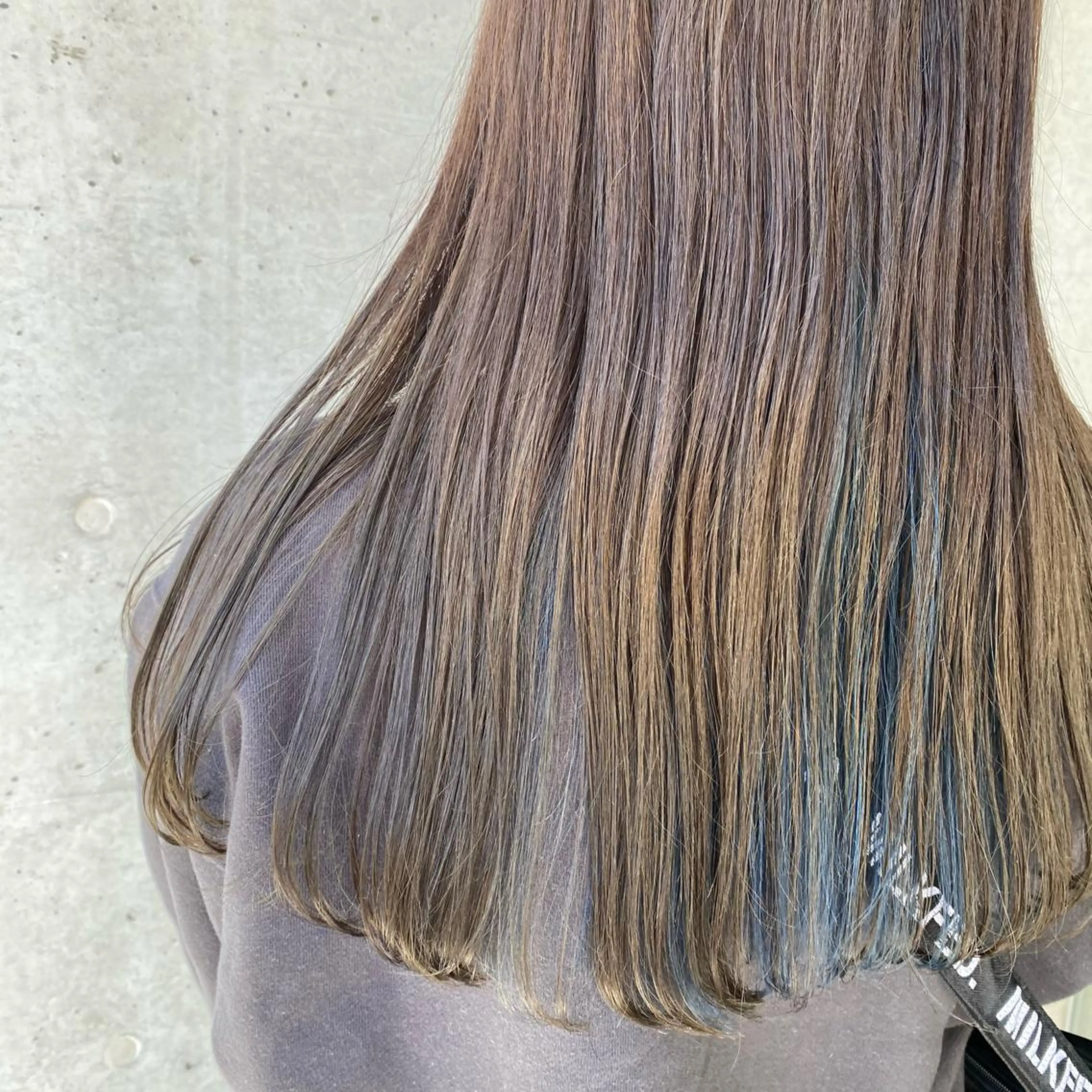 ロング カラー インナーカラー トリートメント フリーランス美容師 MIZUKIのヘアスタイル