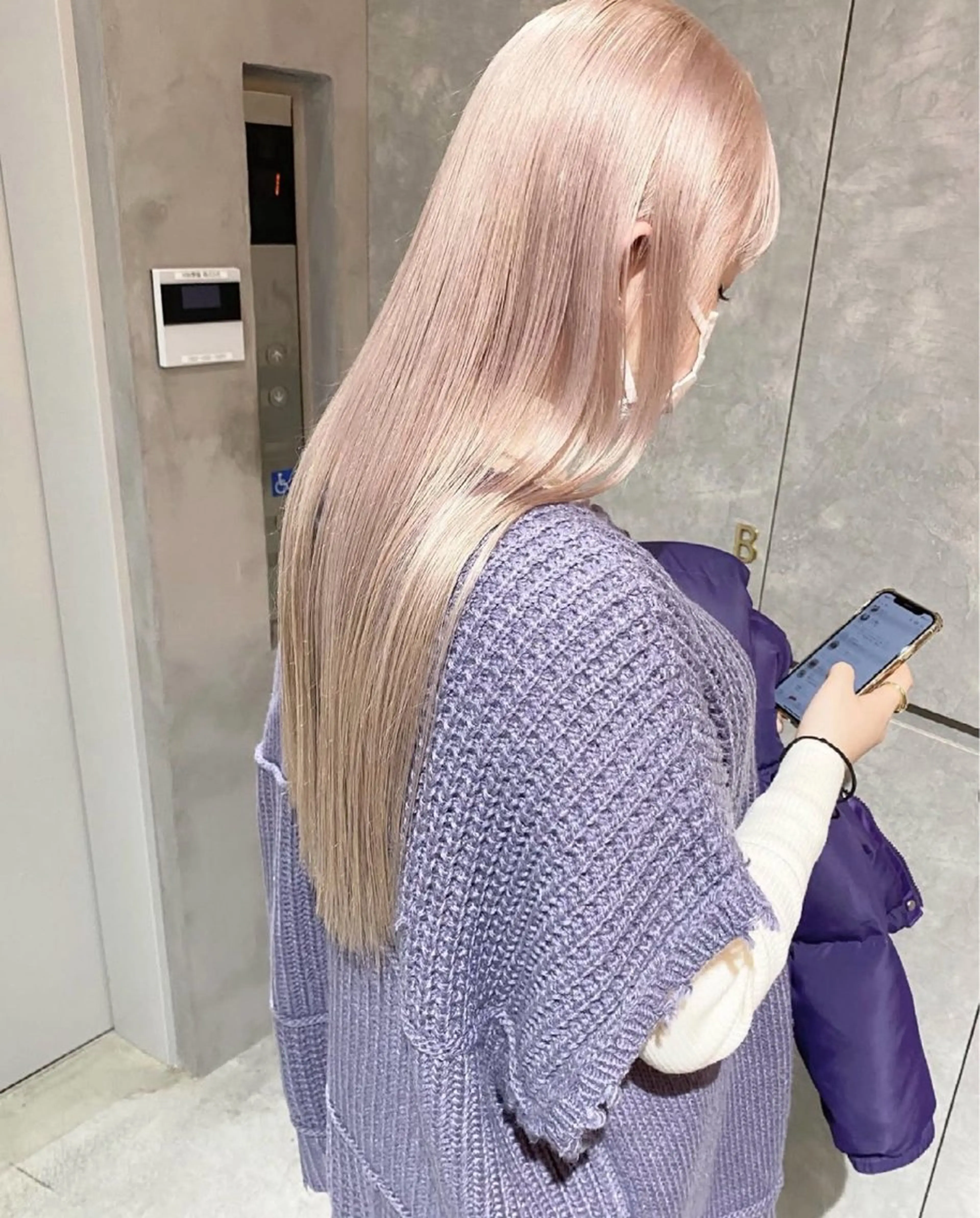 ロング カラー ハイトーンカラー 【ALTLA 吹田】 ハイトーン MUUのヘアスタイル