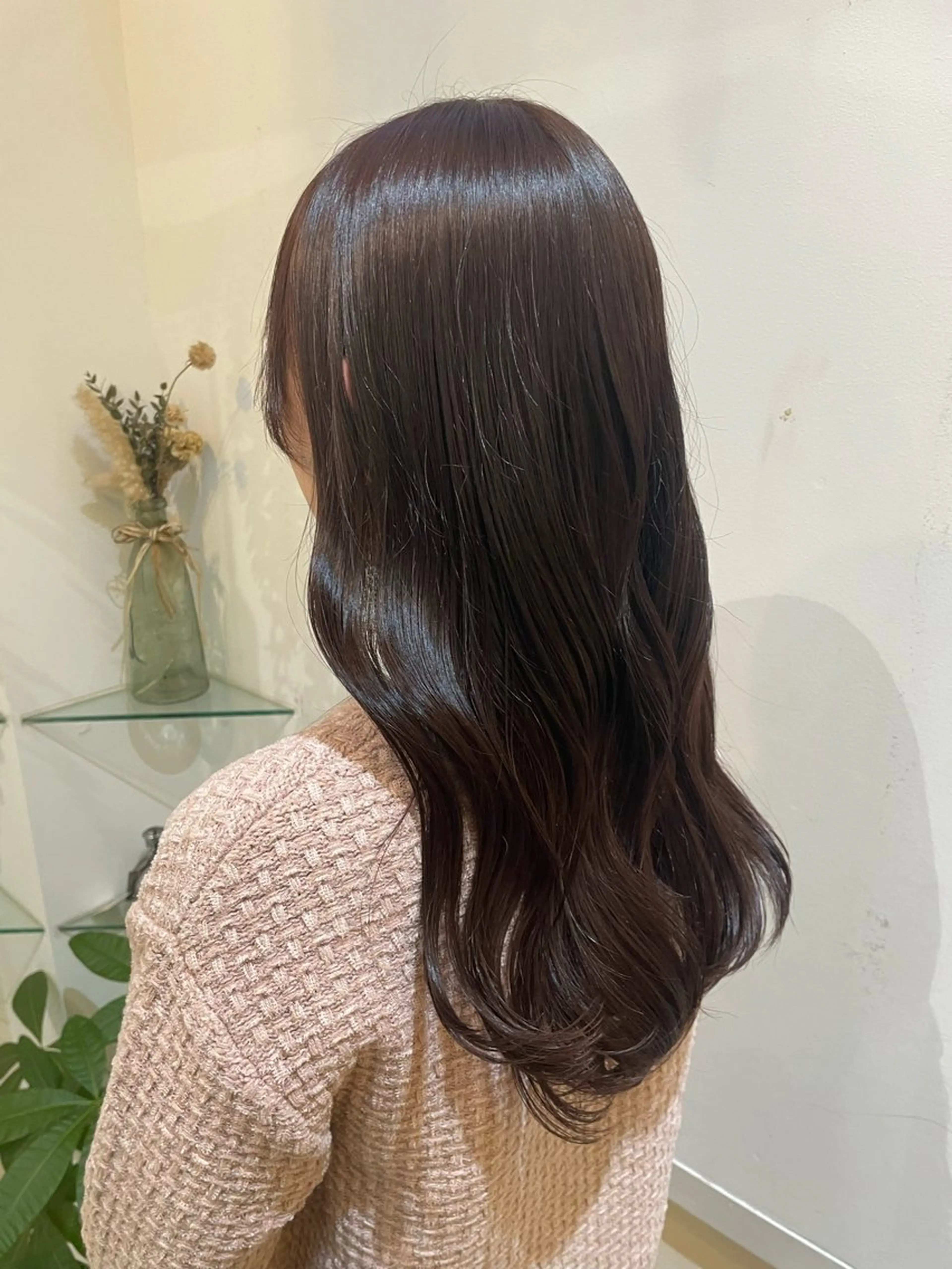 ロング カラー カット ヘアカラー トリートメント 髪質改善カラー🤍 エクステ✨君島由実子のヘアスタイル