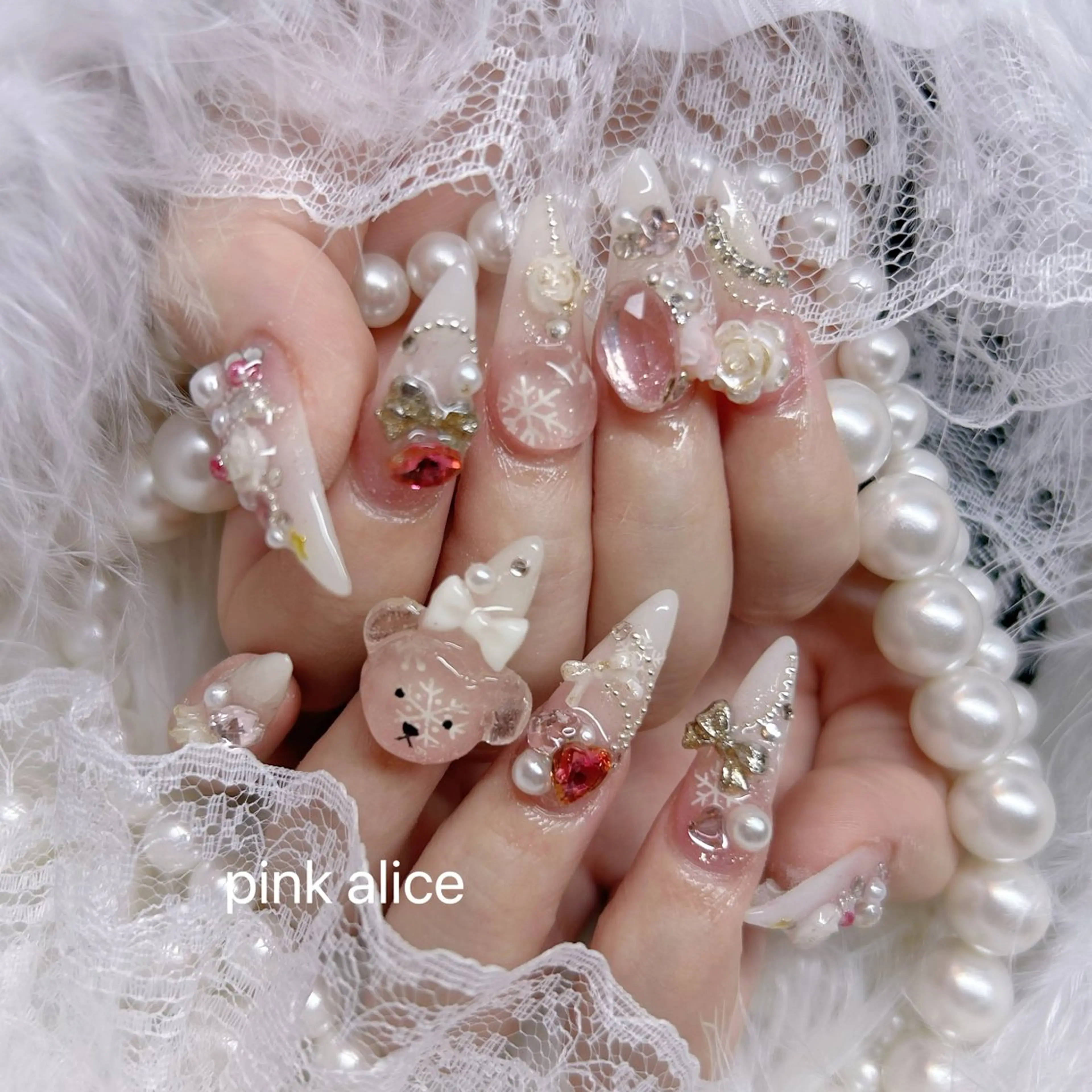ネイル nail salon Pink Aliceのネイルデザイン