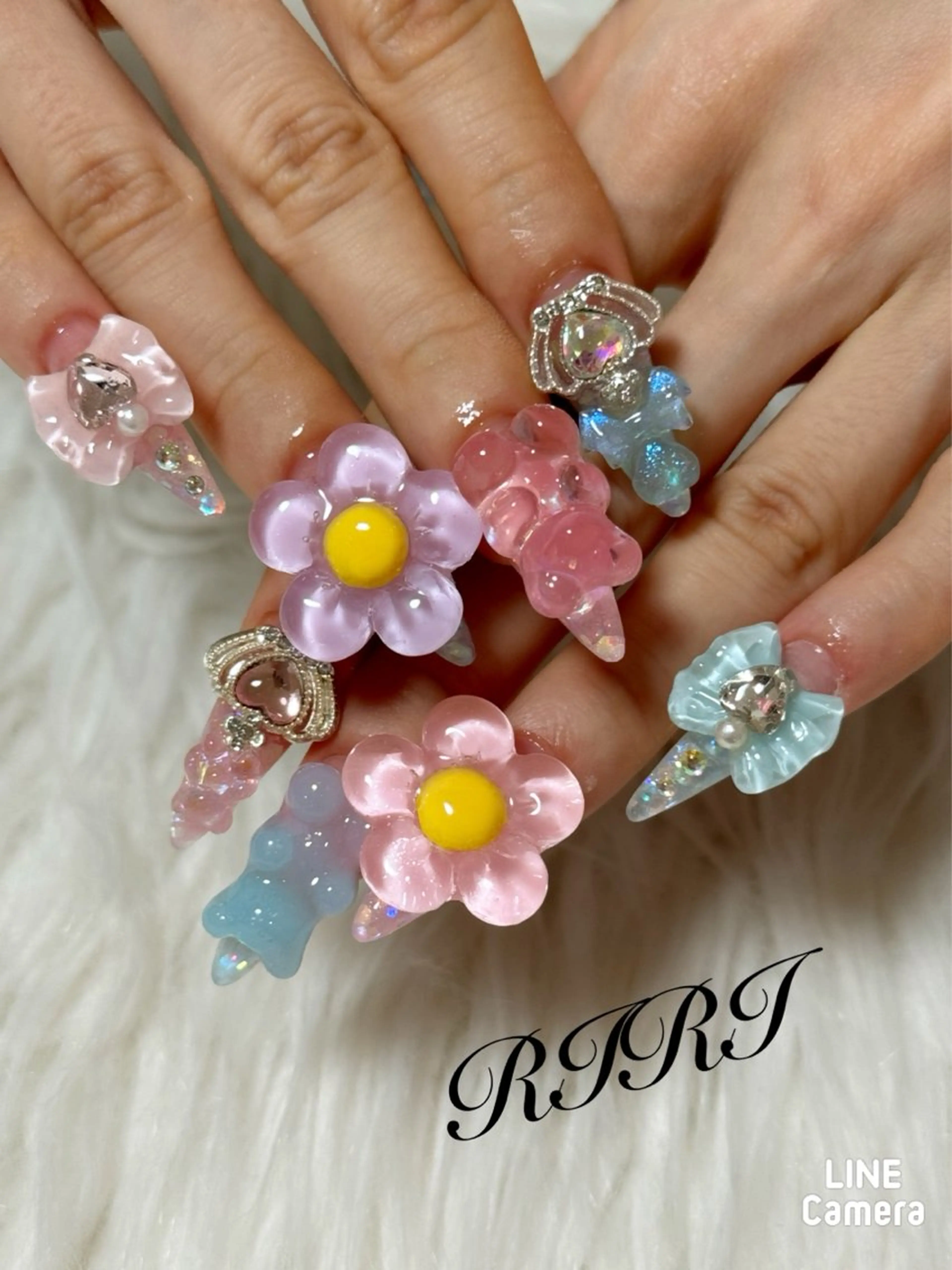 ネイル ハンドネイル riri オーナーのネイルデザイン