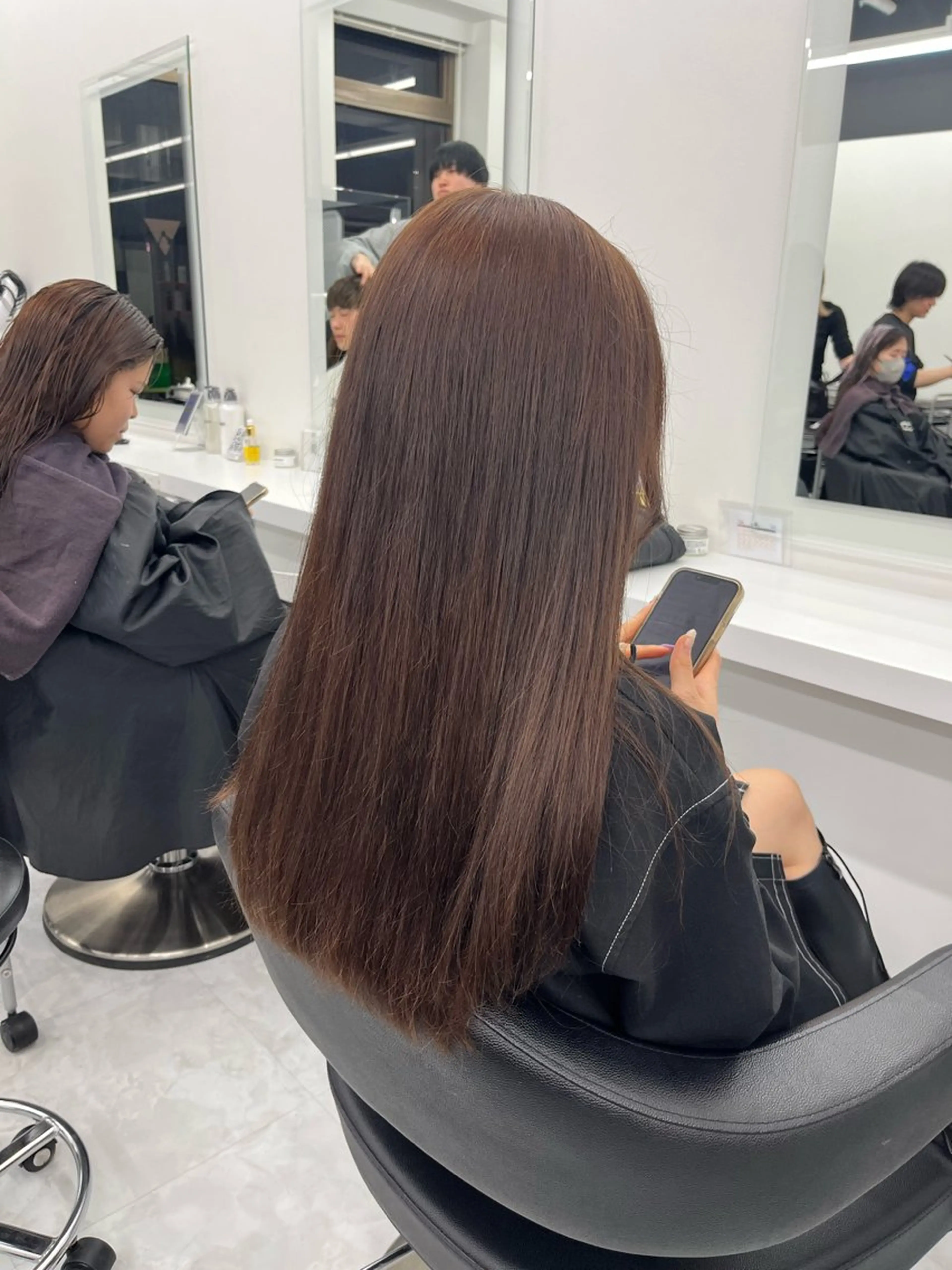 ロング カラー ブラウンカラー ショコラブラウン 💖トレンド春夏 カラー💖FUTAのヘアスタイル