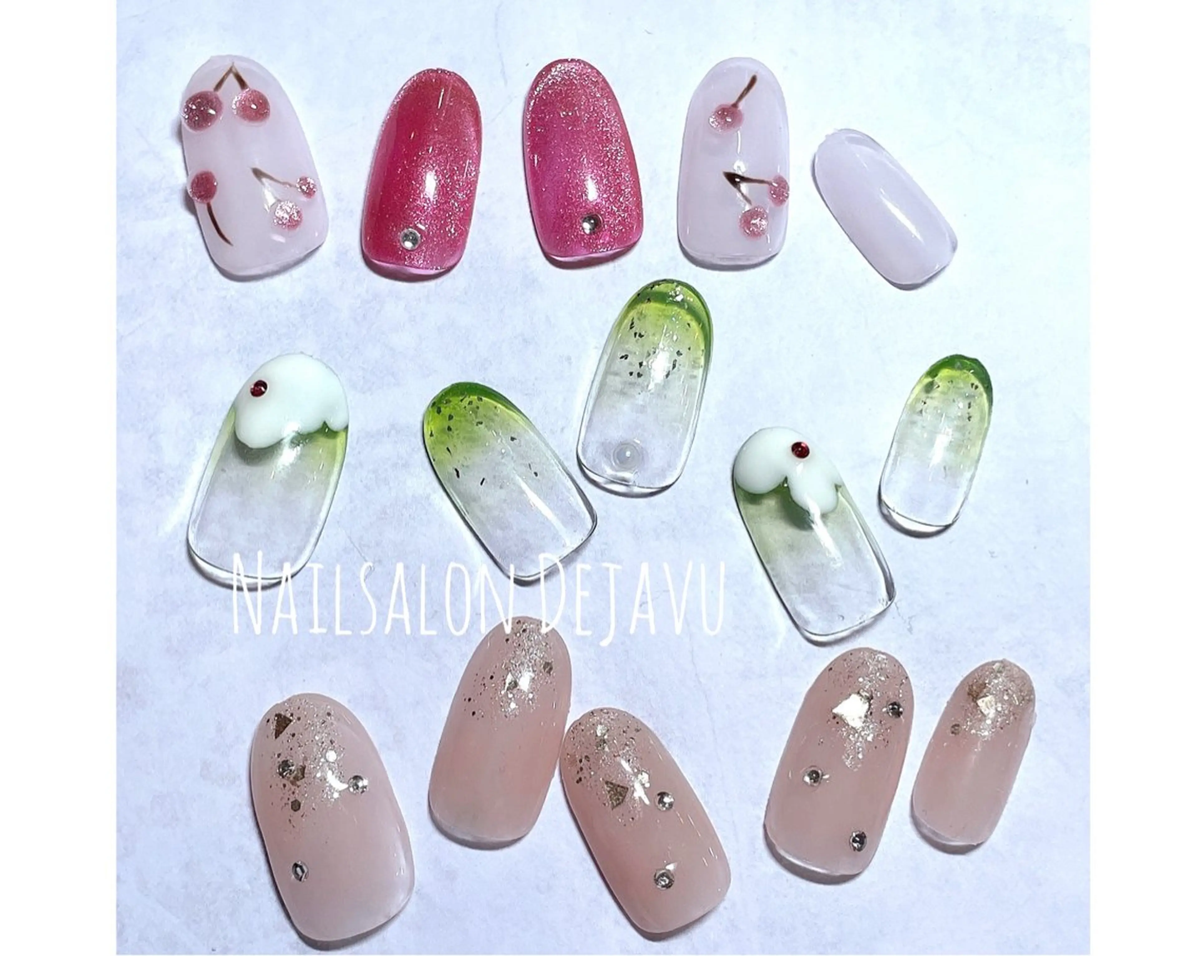 ネイル ハンドネイル Nail salon Dejavu 🌿のネイルデザイン