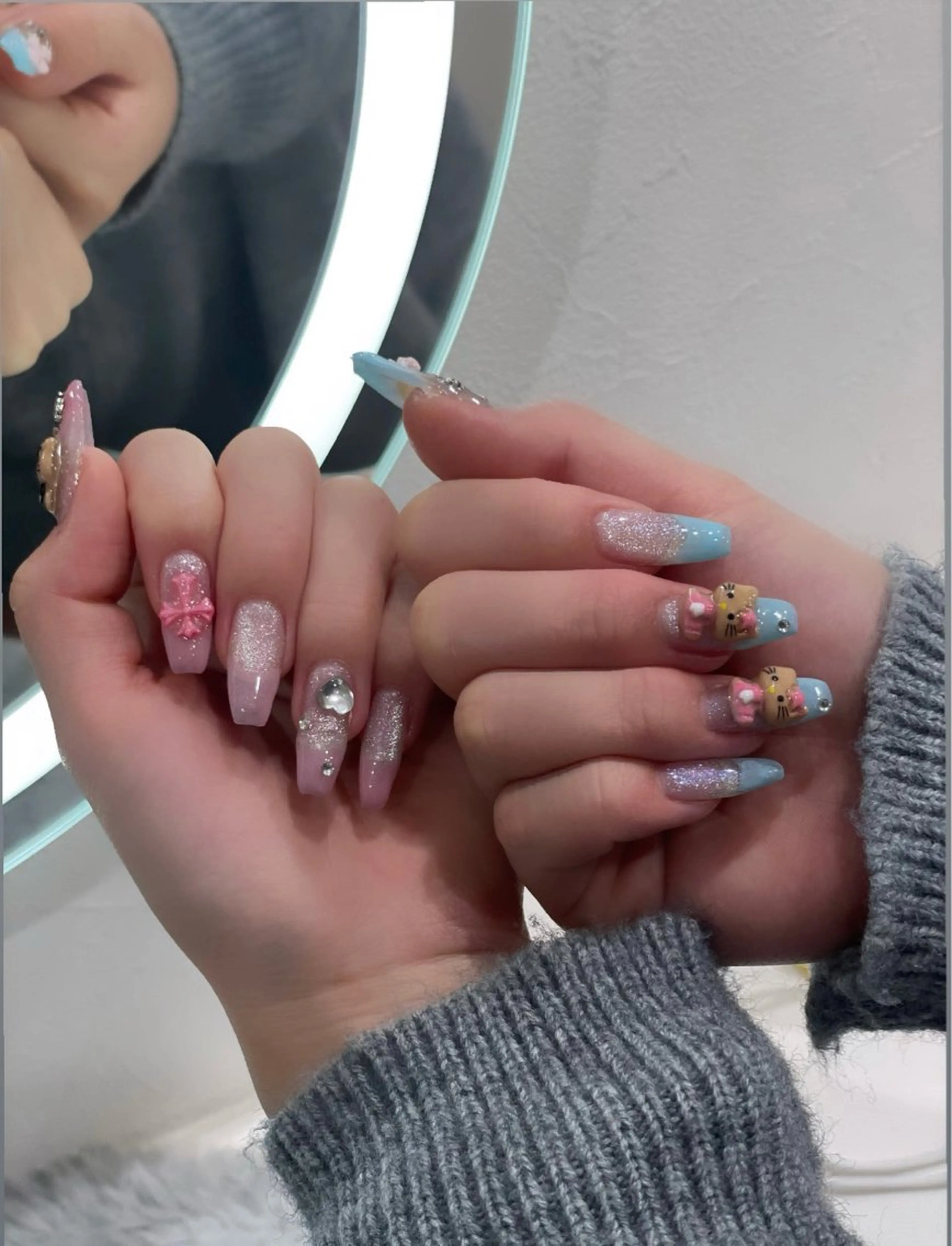 ネイル ハンドネイル プラチナムドール栄 airiのネイルデザイン