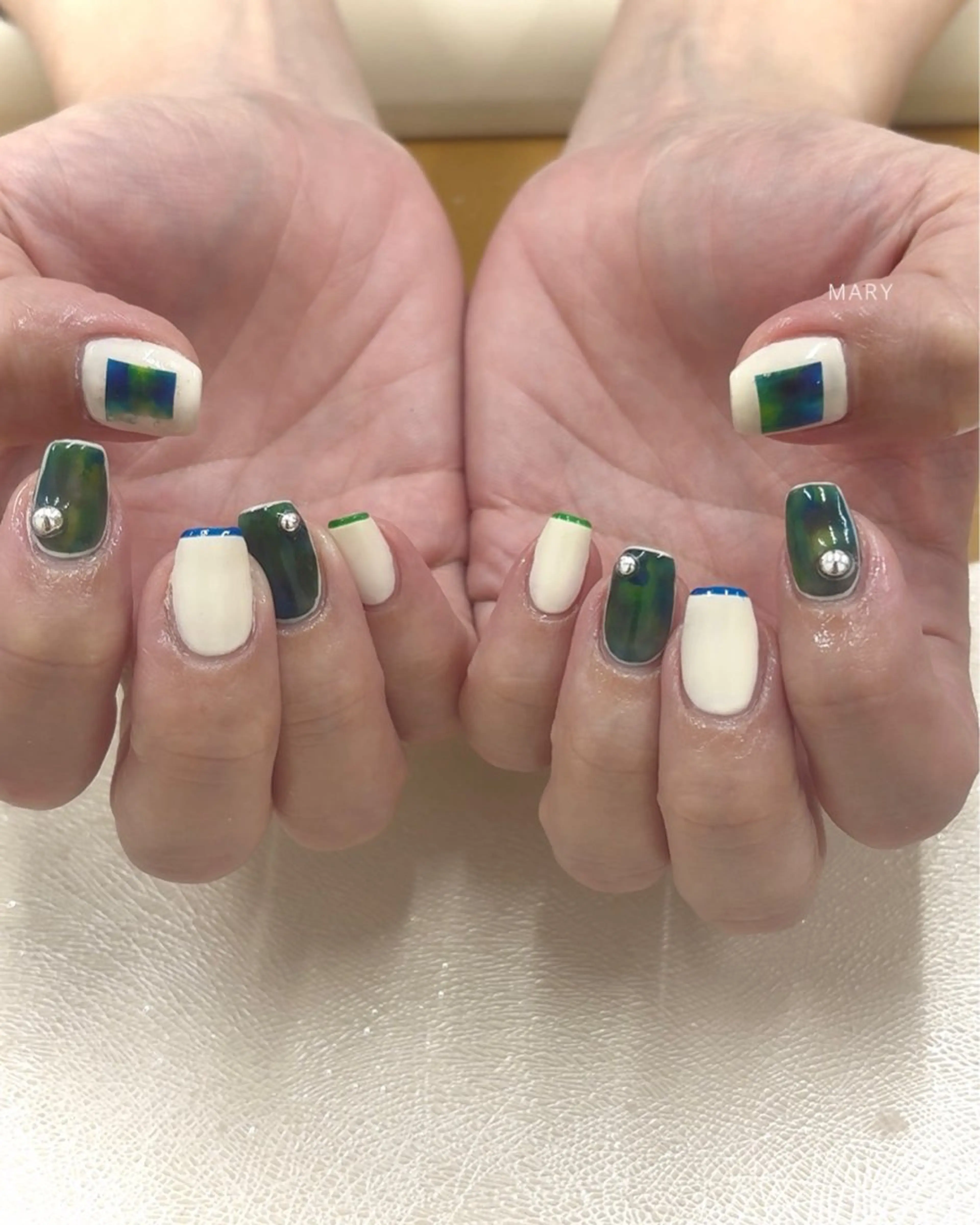 ネイル ニュアンスネイル ハンドネイル Mary nail .narumiのネイルデザイン
