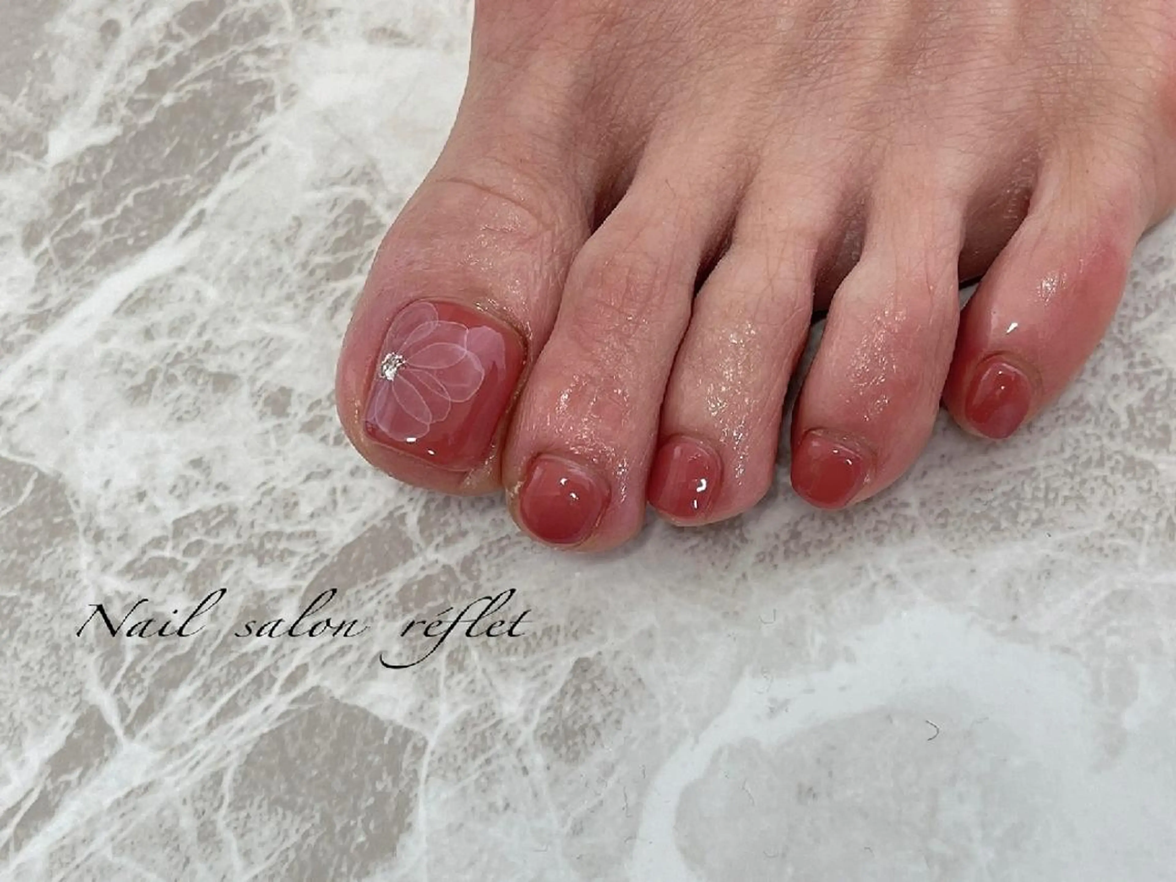 ネイル フットネイル Nailsalon Lebelのネイルデザイン