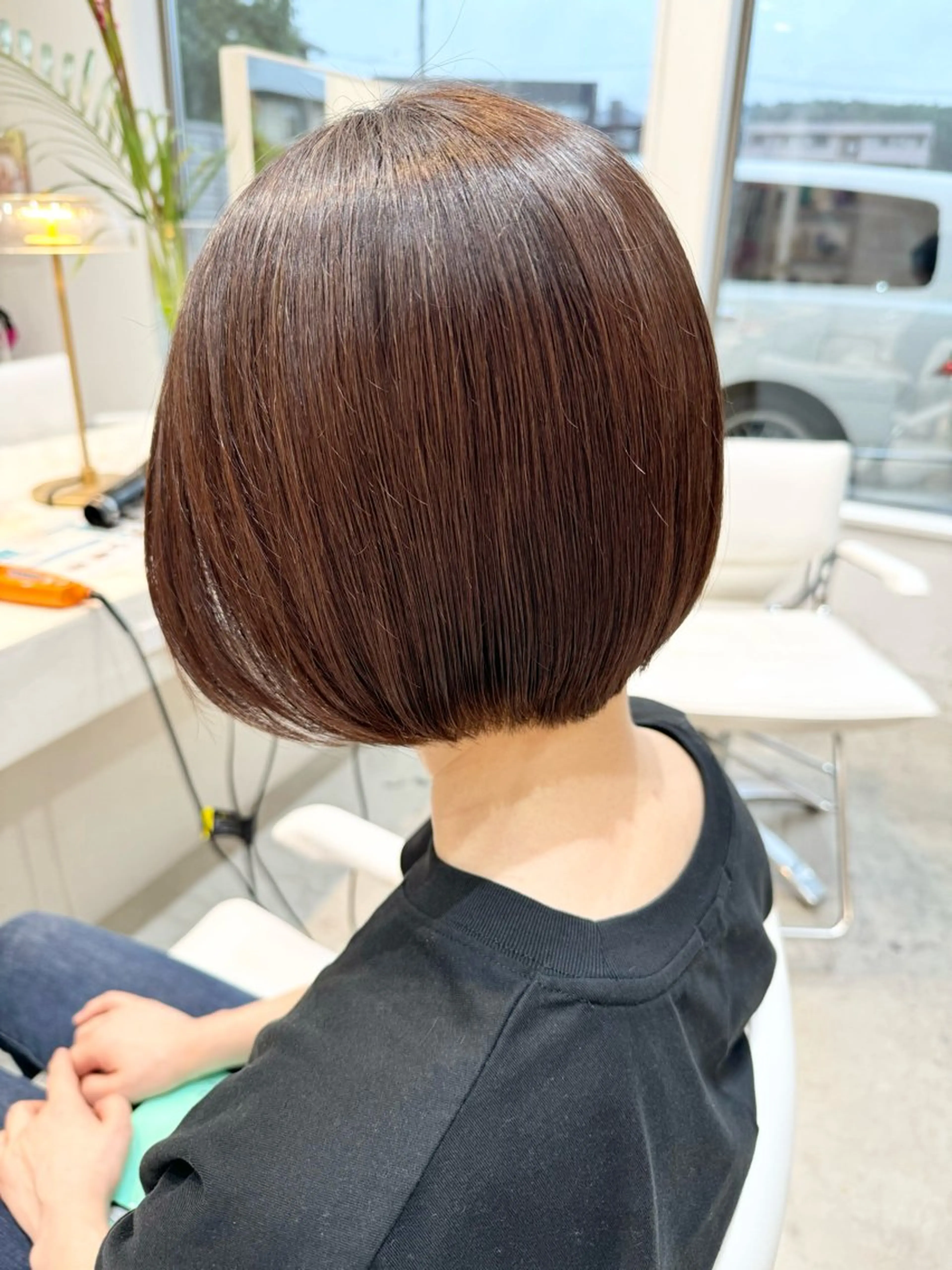 ショート ショートボブ ボブ ショートヘア 【un】 MANAのヘアスタイル