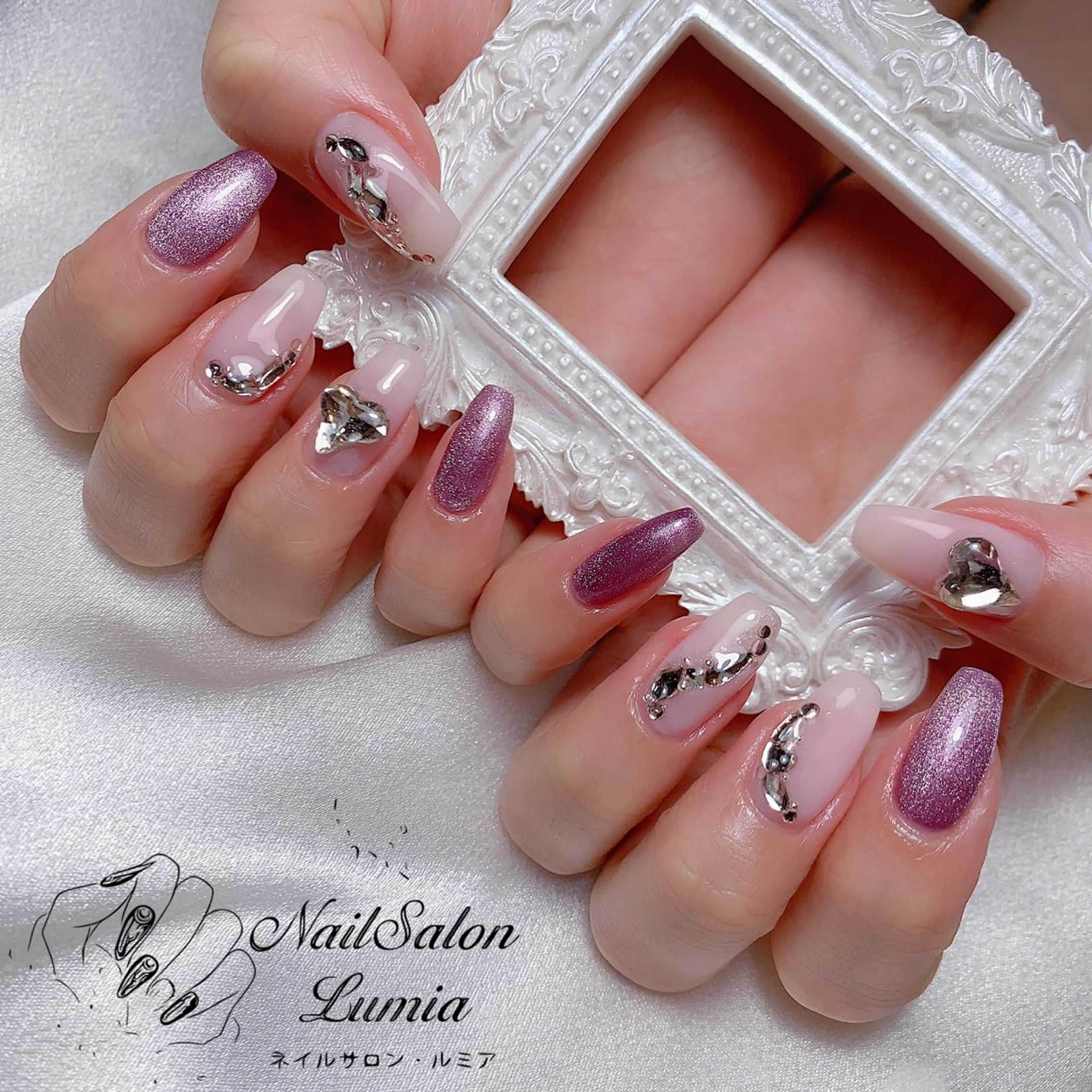 ネイル ハンドネイル ネイルサロン ルミア Lumia 店長のネイルデザイン