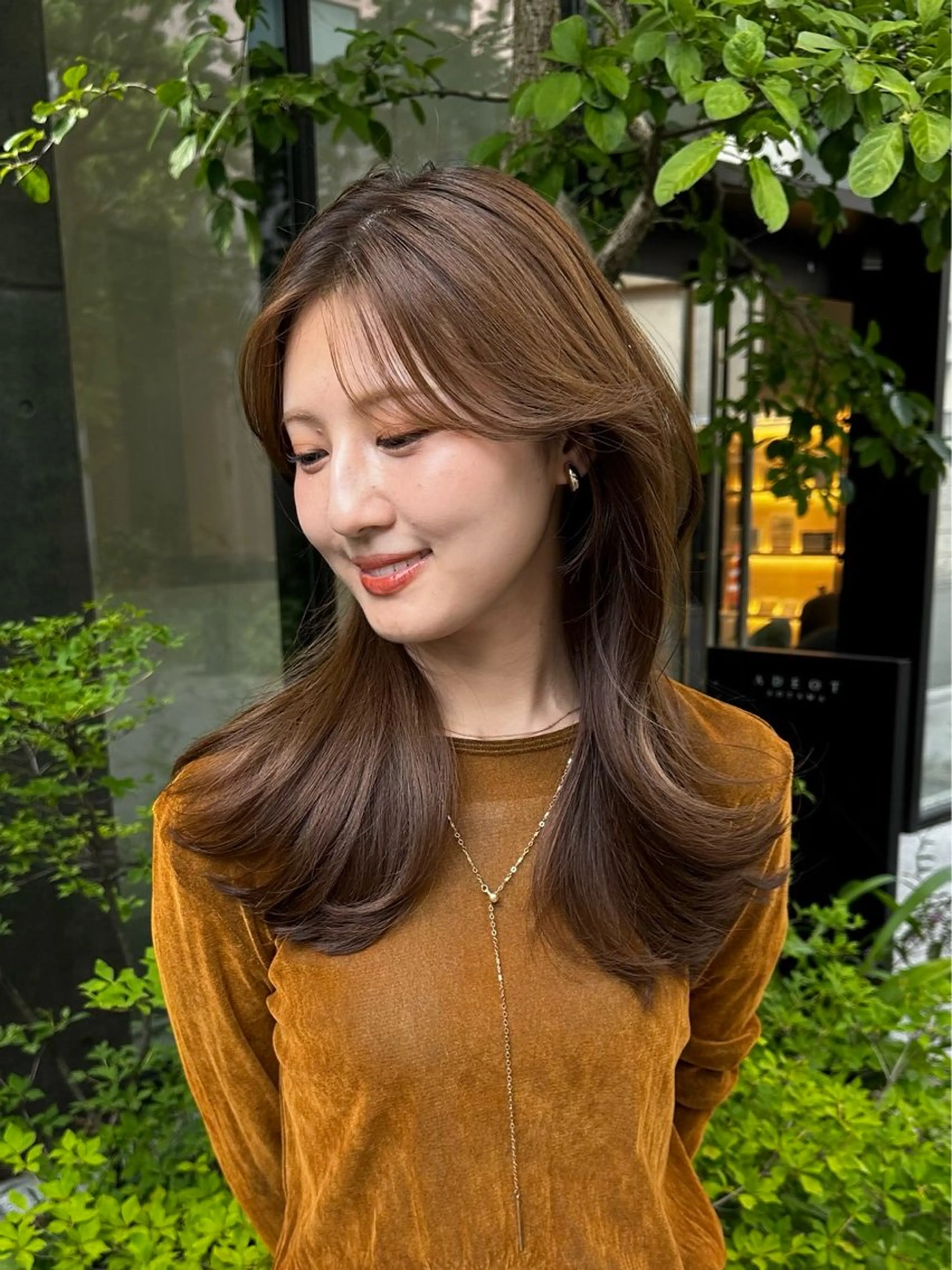ロング カラー カット ヘアカラー 谷本虎太郎 レイヤー🌈ボブのヘアスタイル