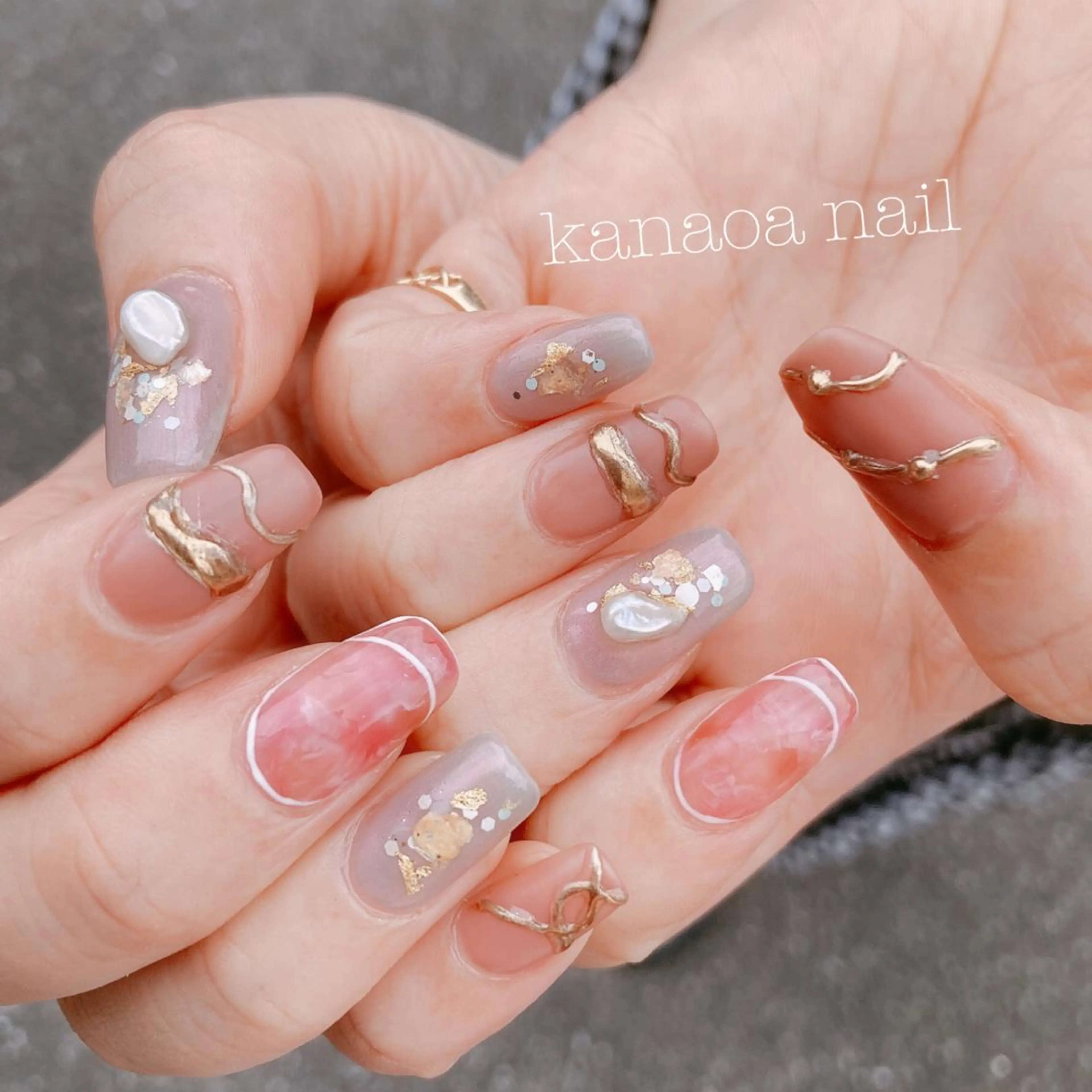 ネイル ハンドネイル kanaoa nailのネイルデザイン