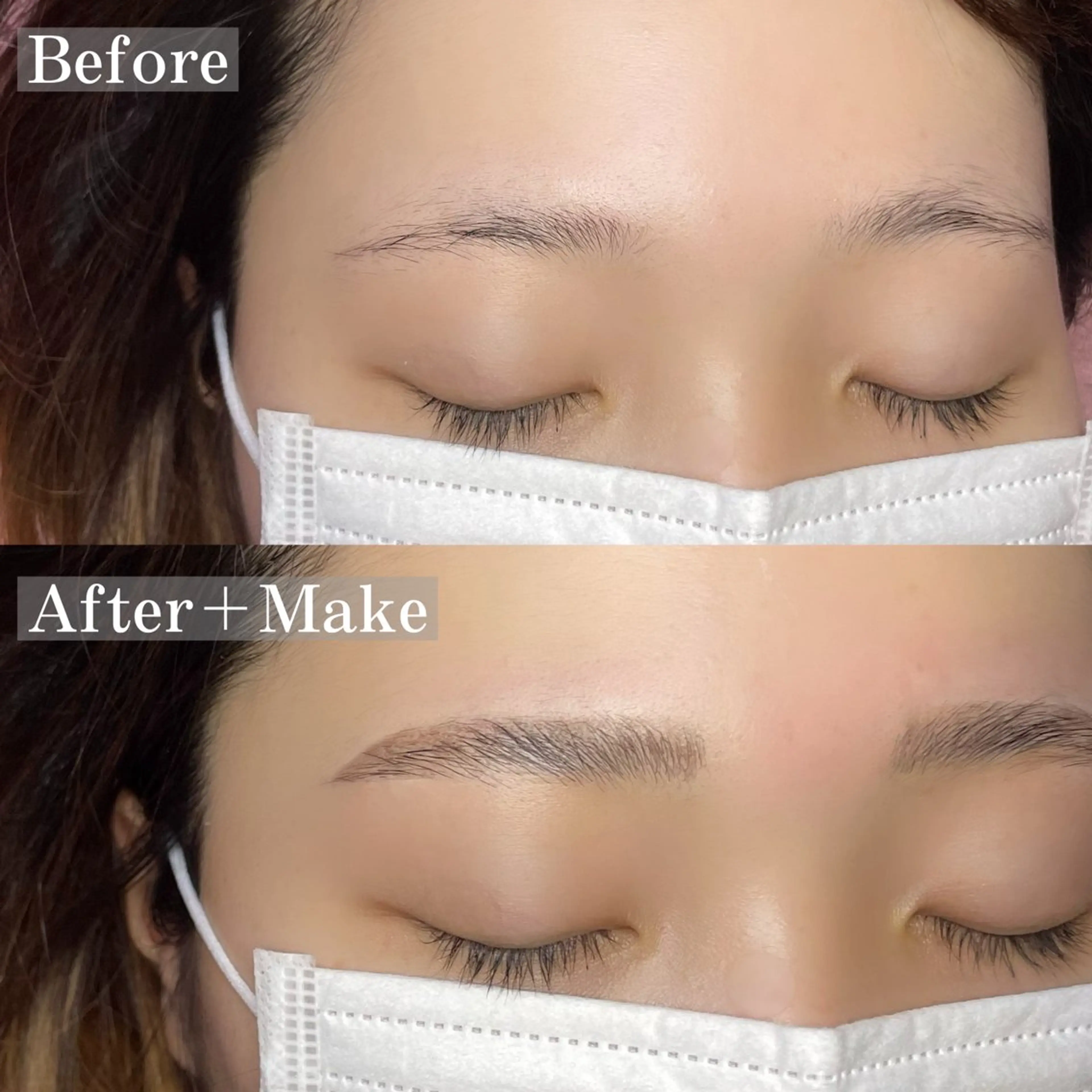 アイブロウ 眉毛ワックス脱毛 ★KAEDE★伊勢崎 【KARAT】のマツエク・マツパデザイン