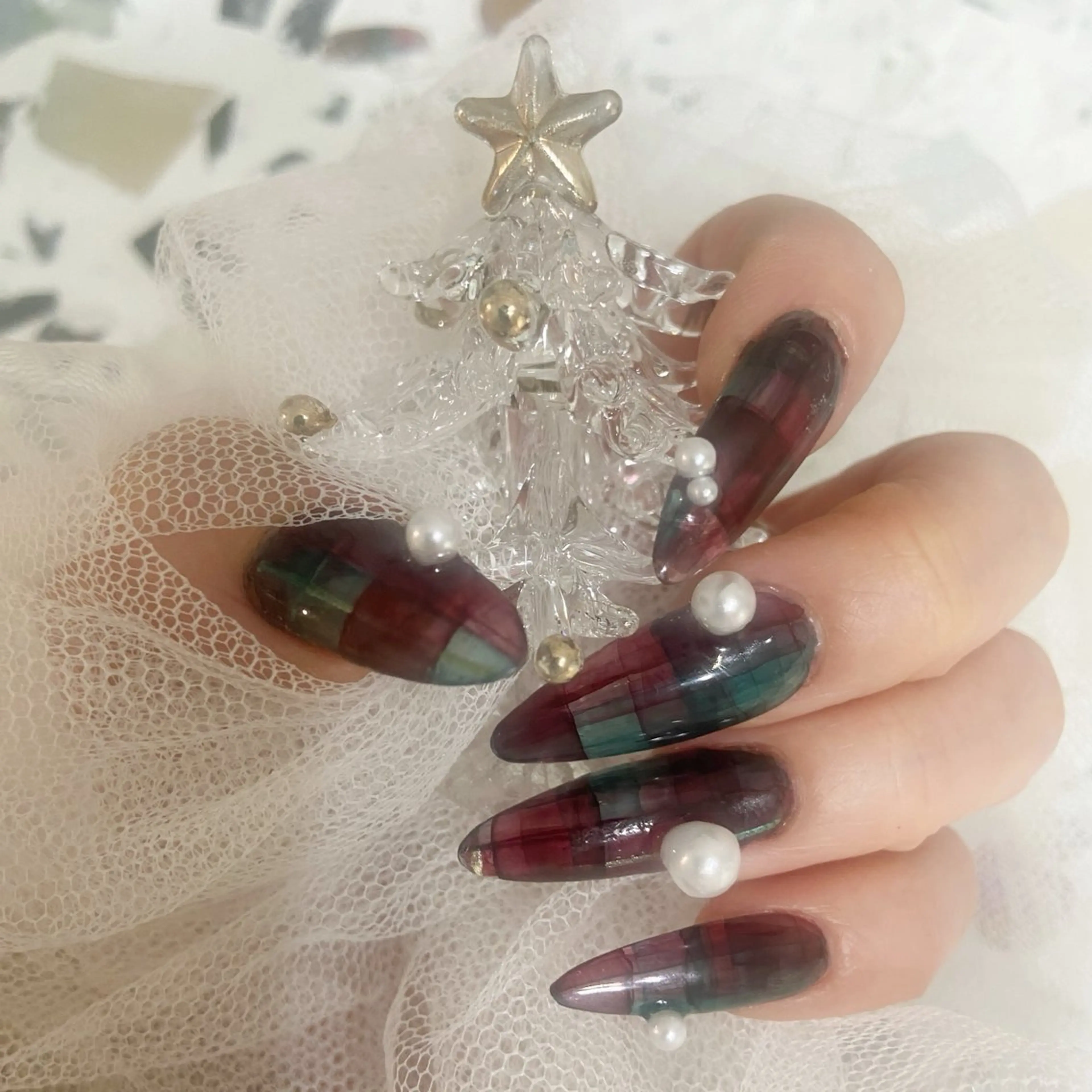 ネイル 冬ネイル クリスマス nailbios .tomo.のネイルデザイン