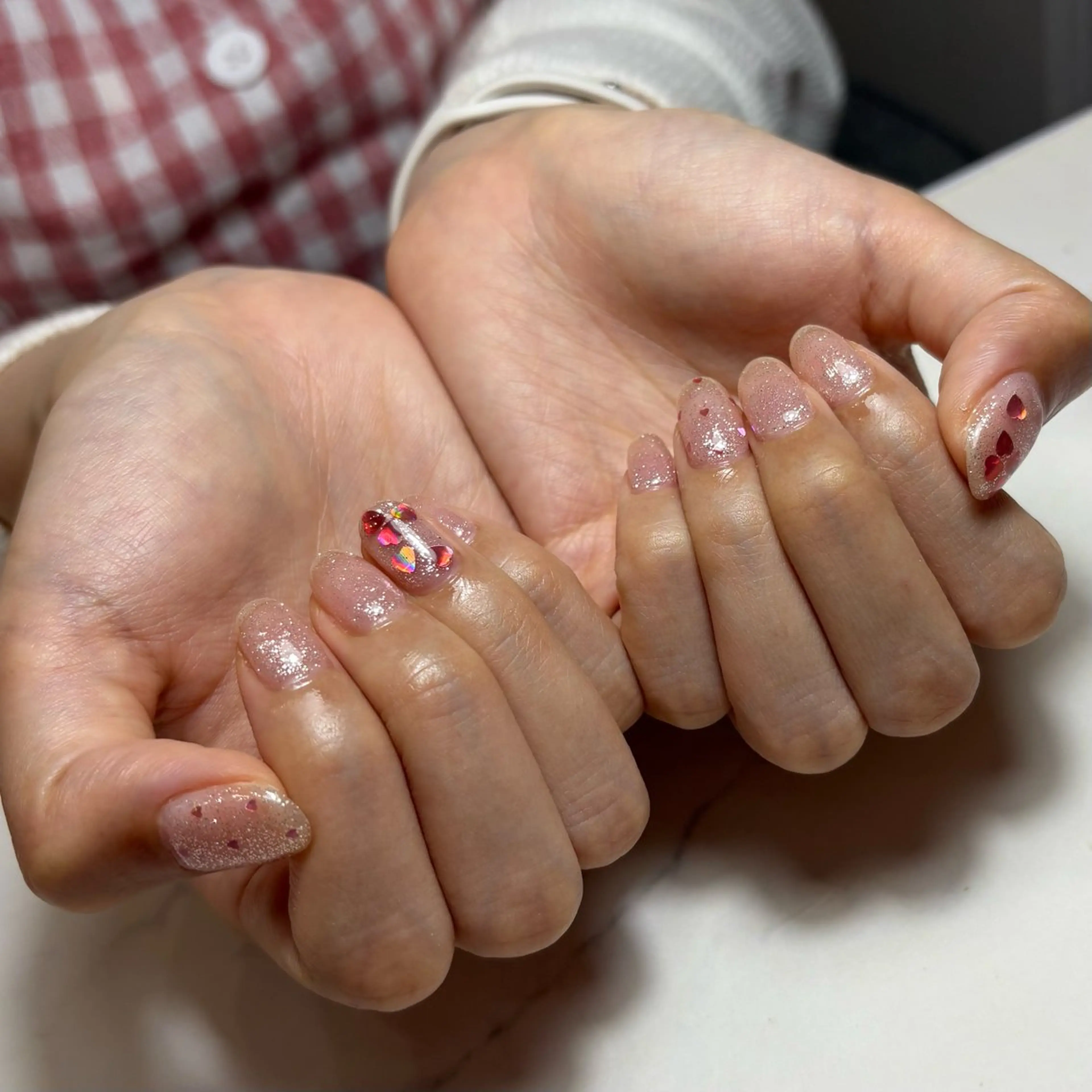 ネイル ハート 💫 さりのネイルデザイン