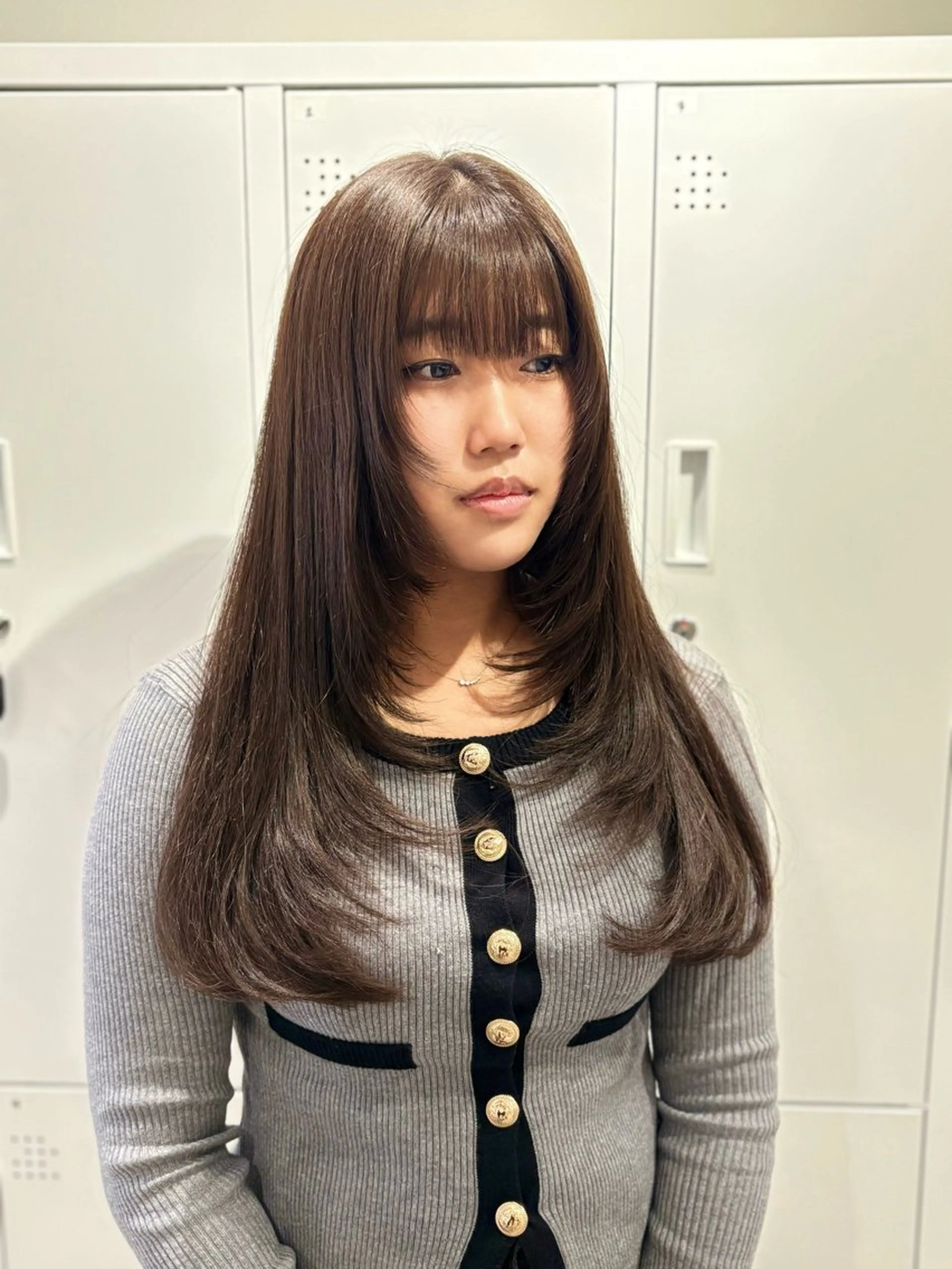 ロング カラー カット ヘアカラー トリートメント GaKu/ハイトーン /ブリーチ/レイヤーのヘアスタイル