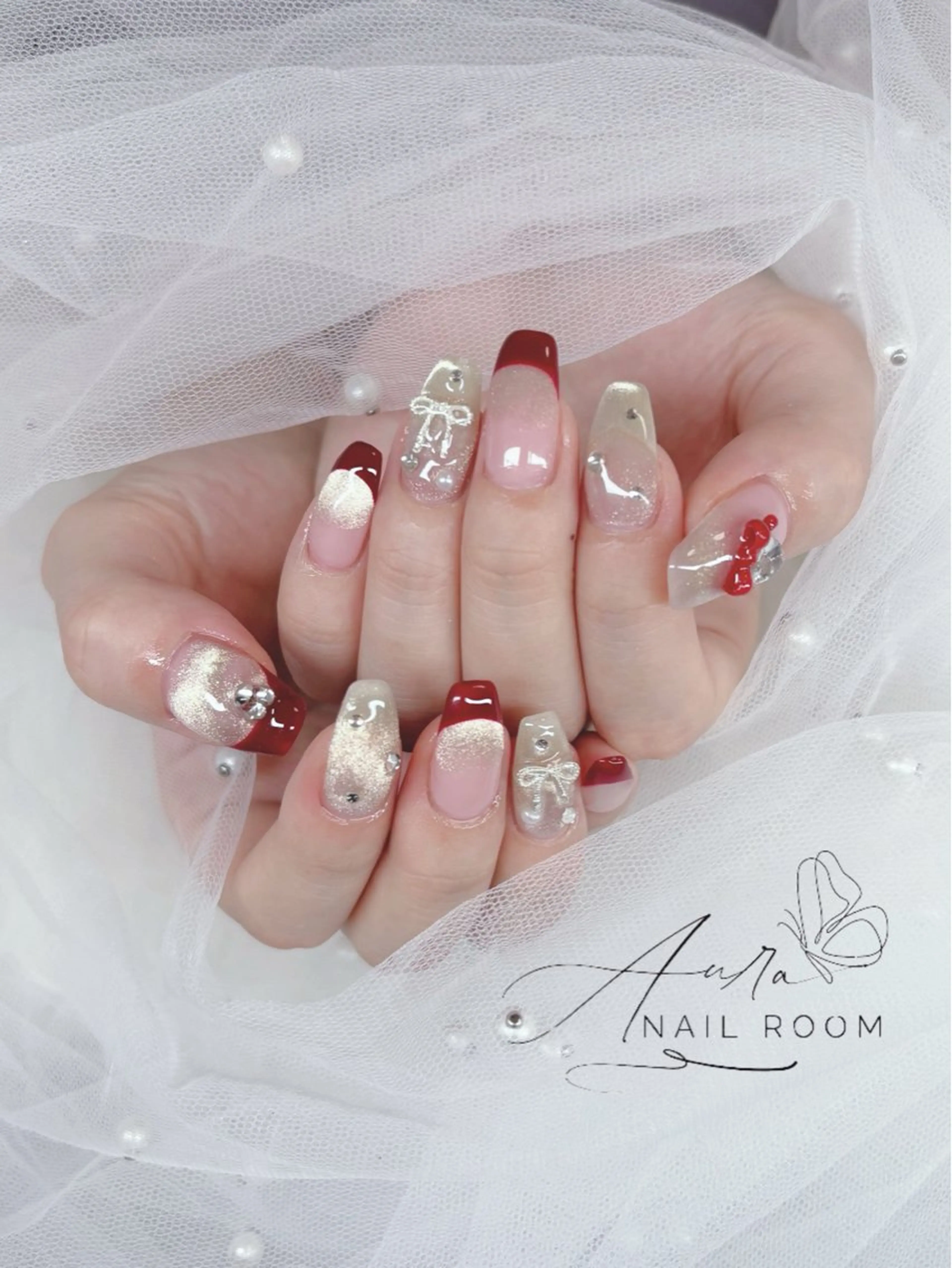 ネイル 持ち込み Aura Nail Roomのネイルデザイン