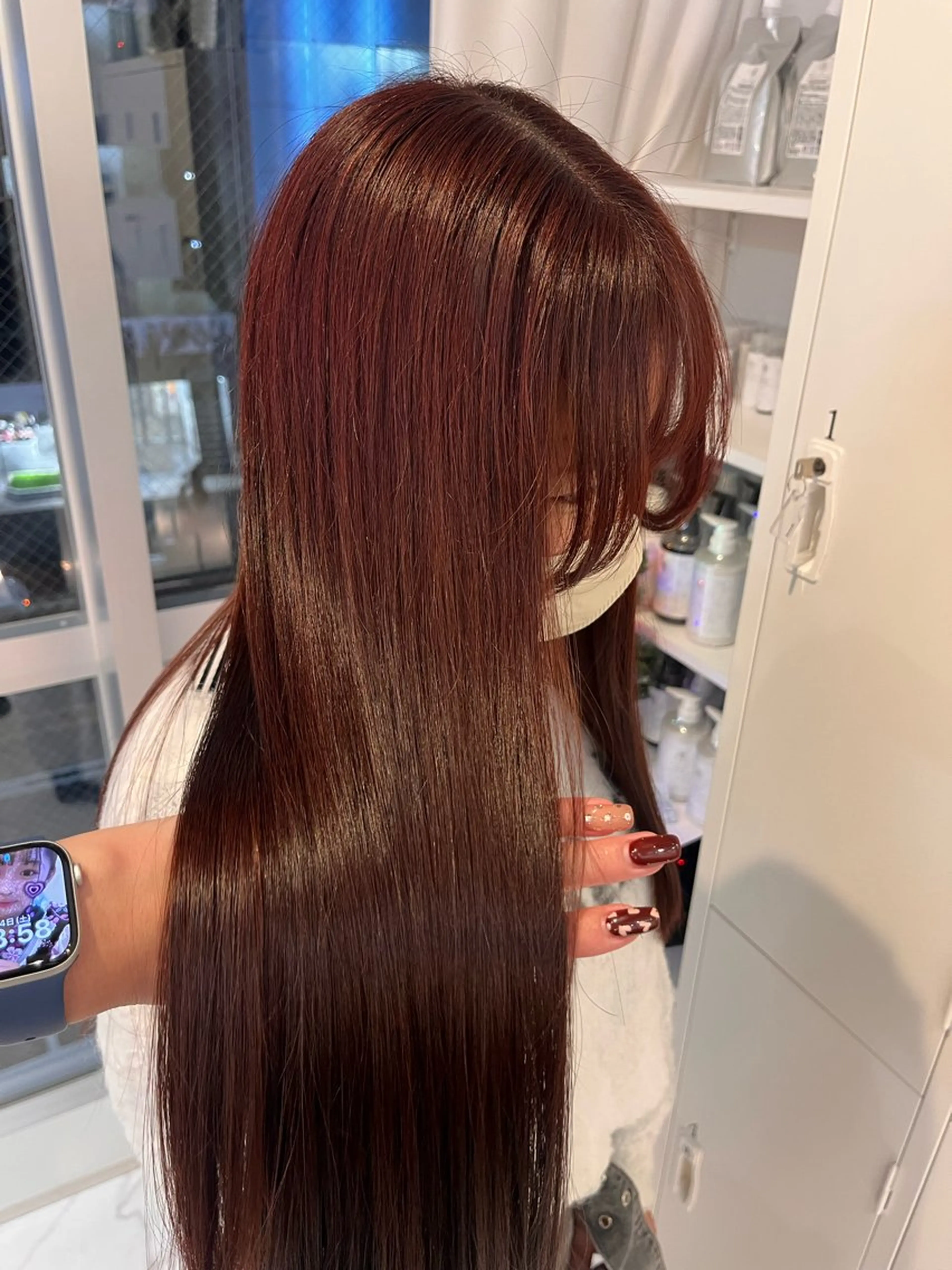 セミロング カラー ヘアアレンジ 愛されカラー🩷 はるなのヘアスタイル