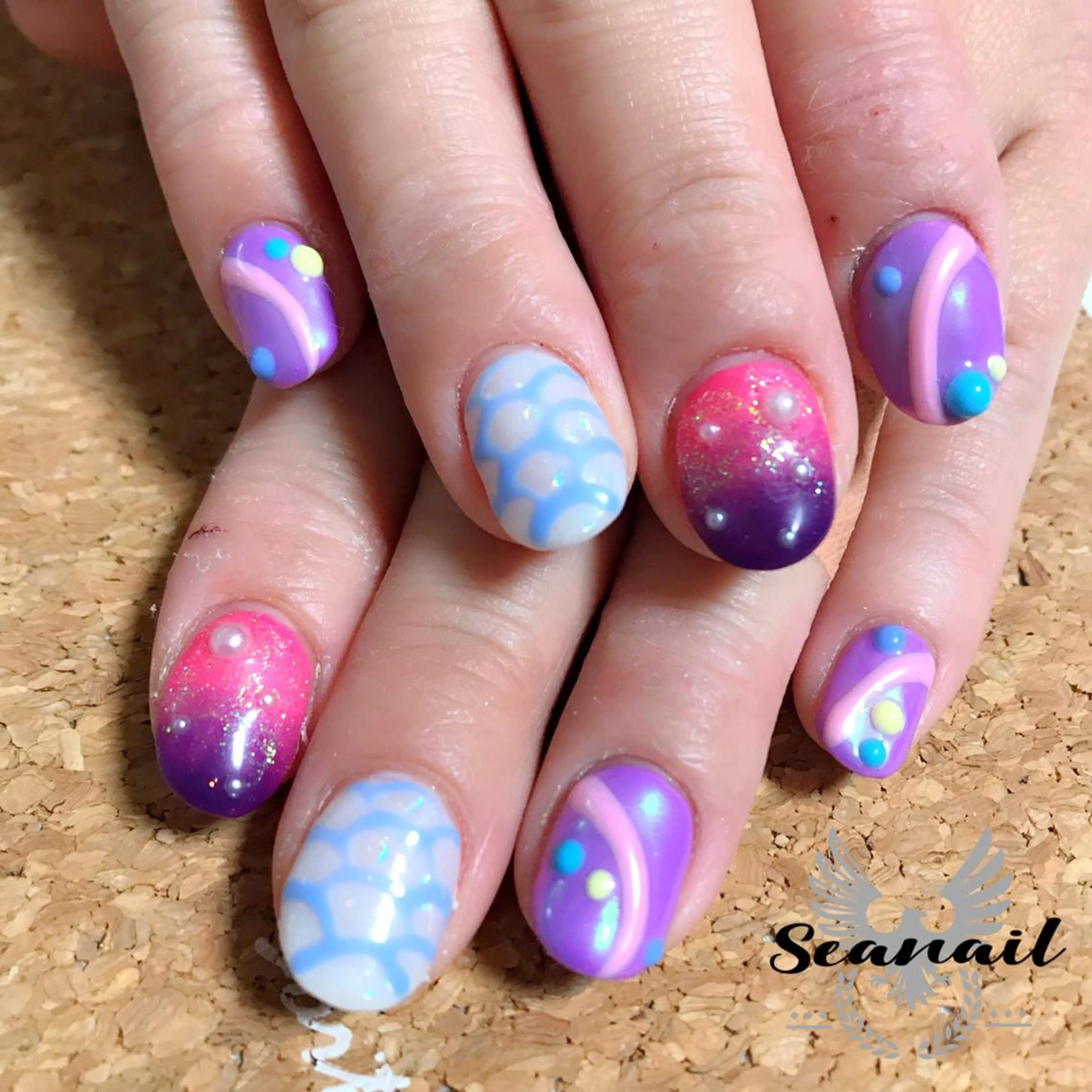 ネイル 小尾 栞のネイルデザイン