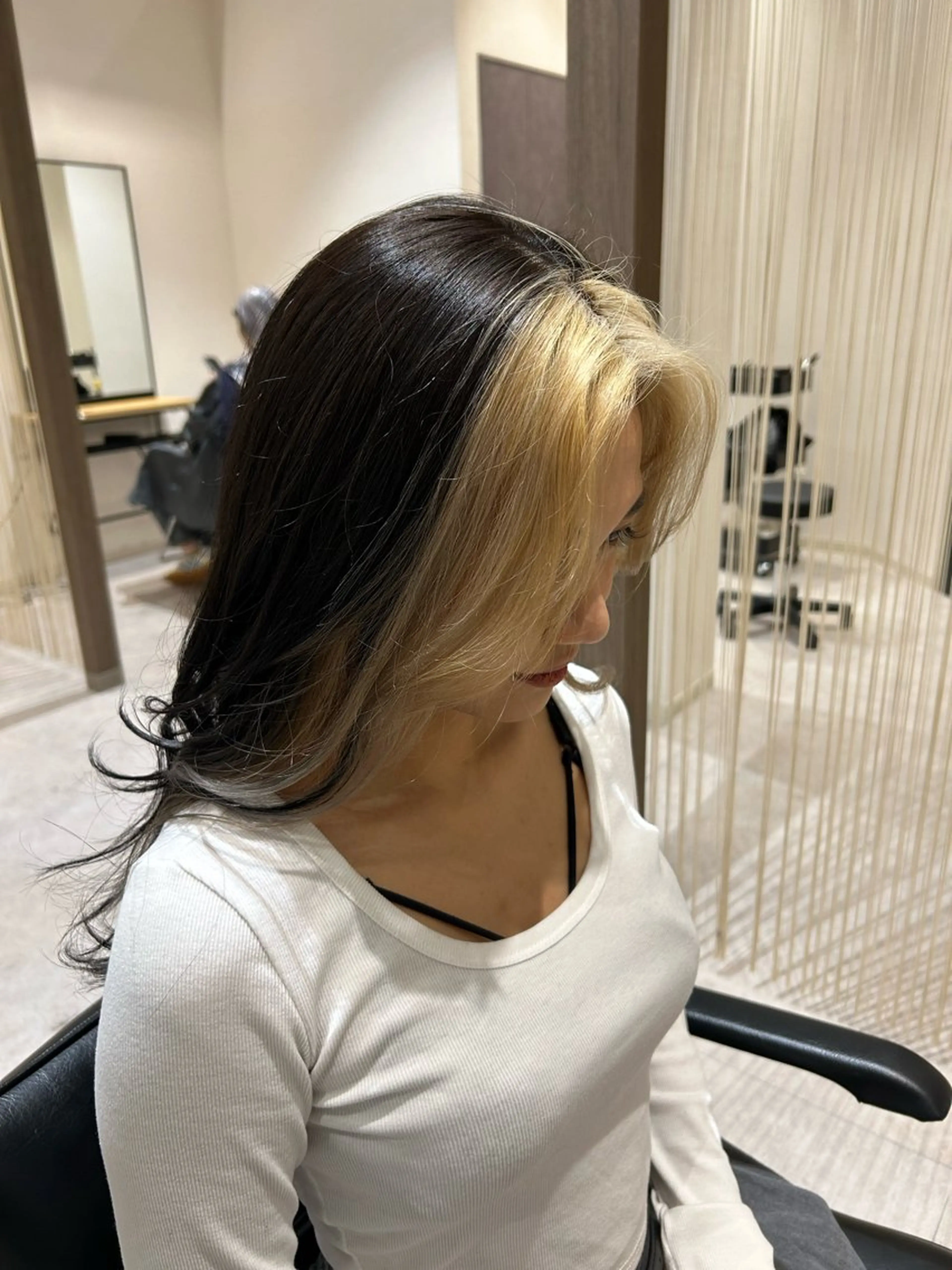 カラー 永谷 嵐士のヘアスタイル