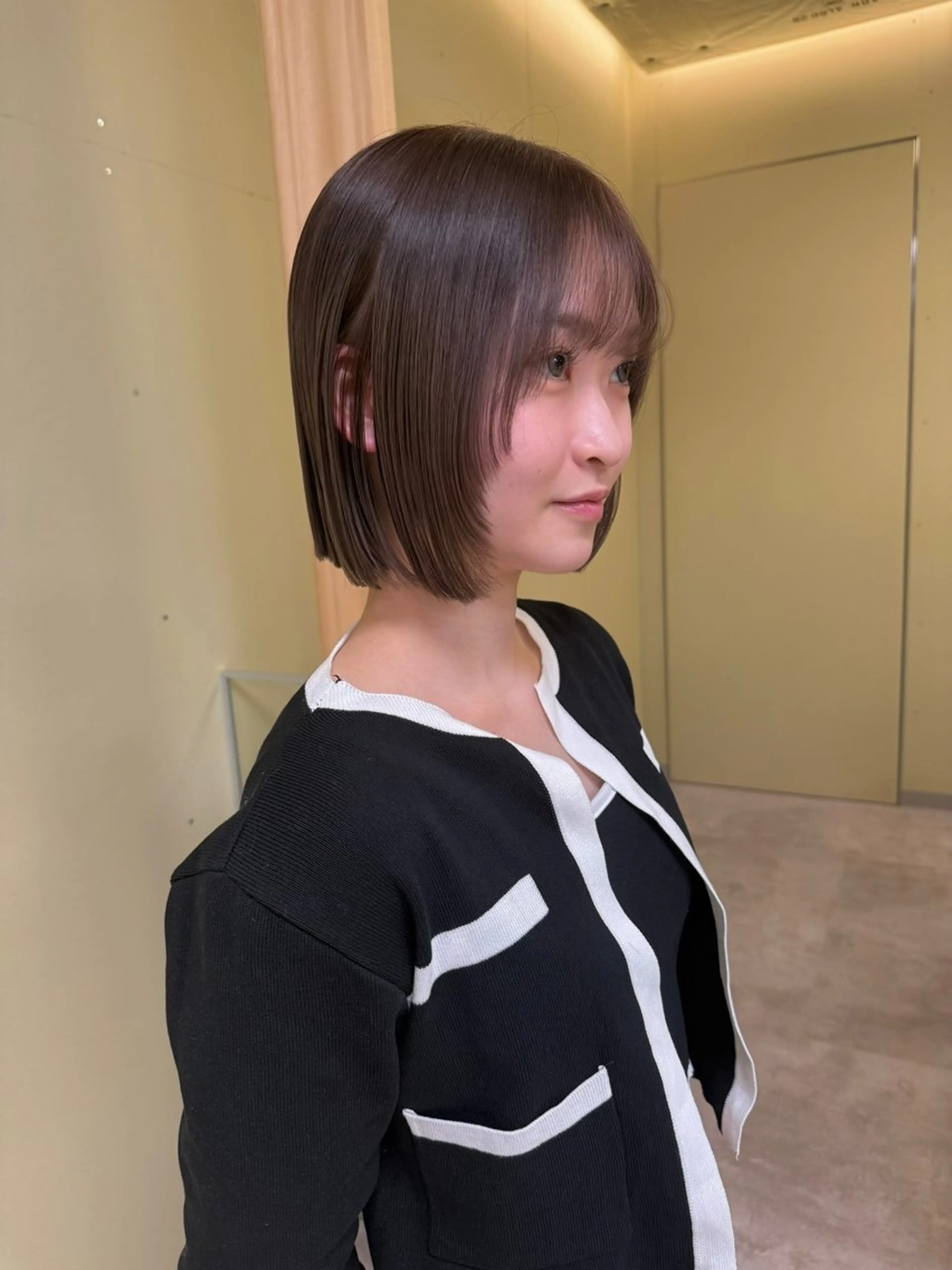 ショート カラー カット ヘアカラー 伶風/ボブ/ ハッシュカットのヘアスタイル