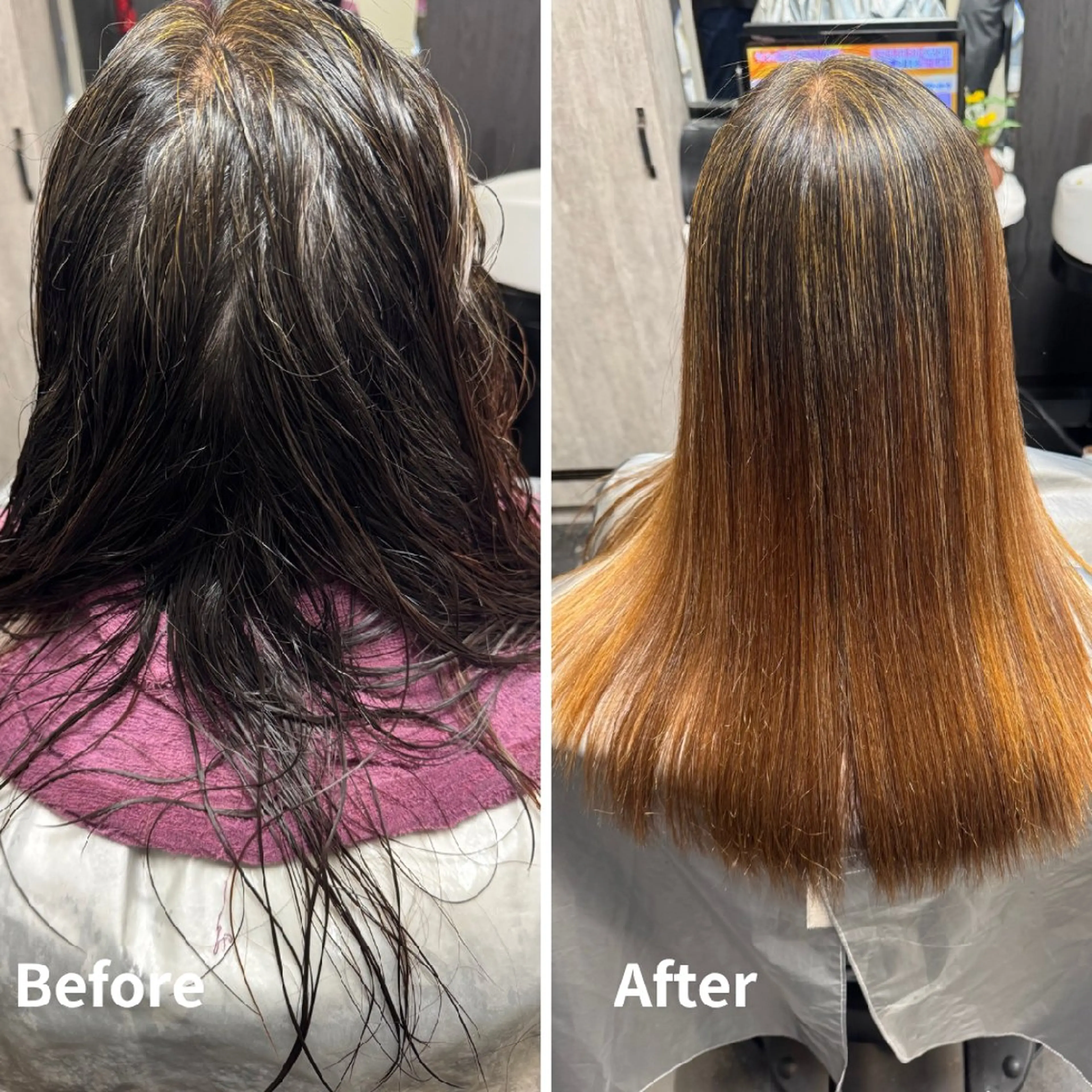 ロング 縮毛矯正 縮毛矯正 あや🍀
大人艶カラ ー・縮毛矯正のヘアスタイル