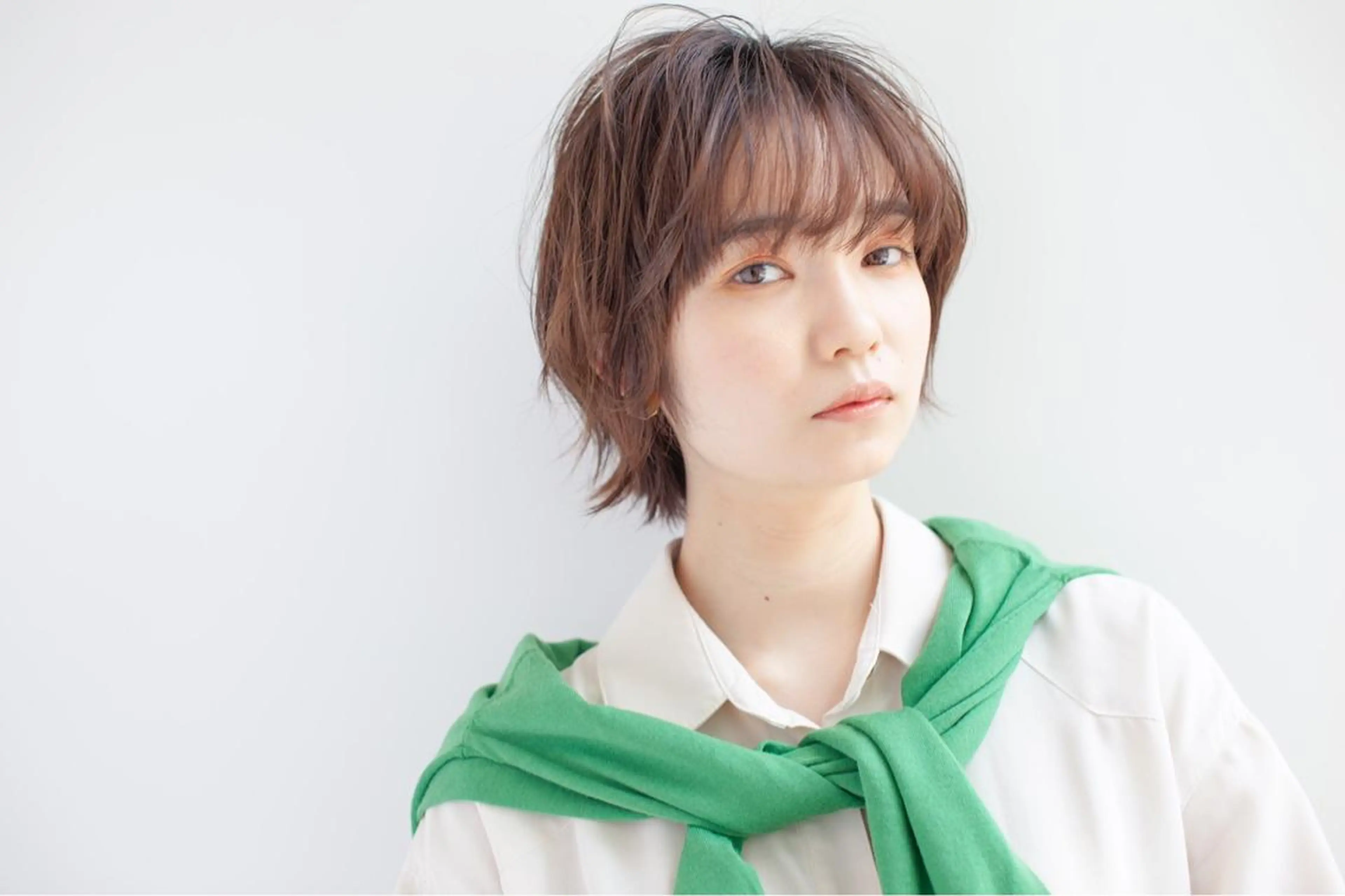 ショート ショートボブ ボブ ショートヘア ウルフカット 横山 直輝のヘアスタイル