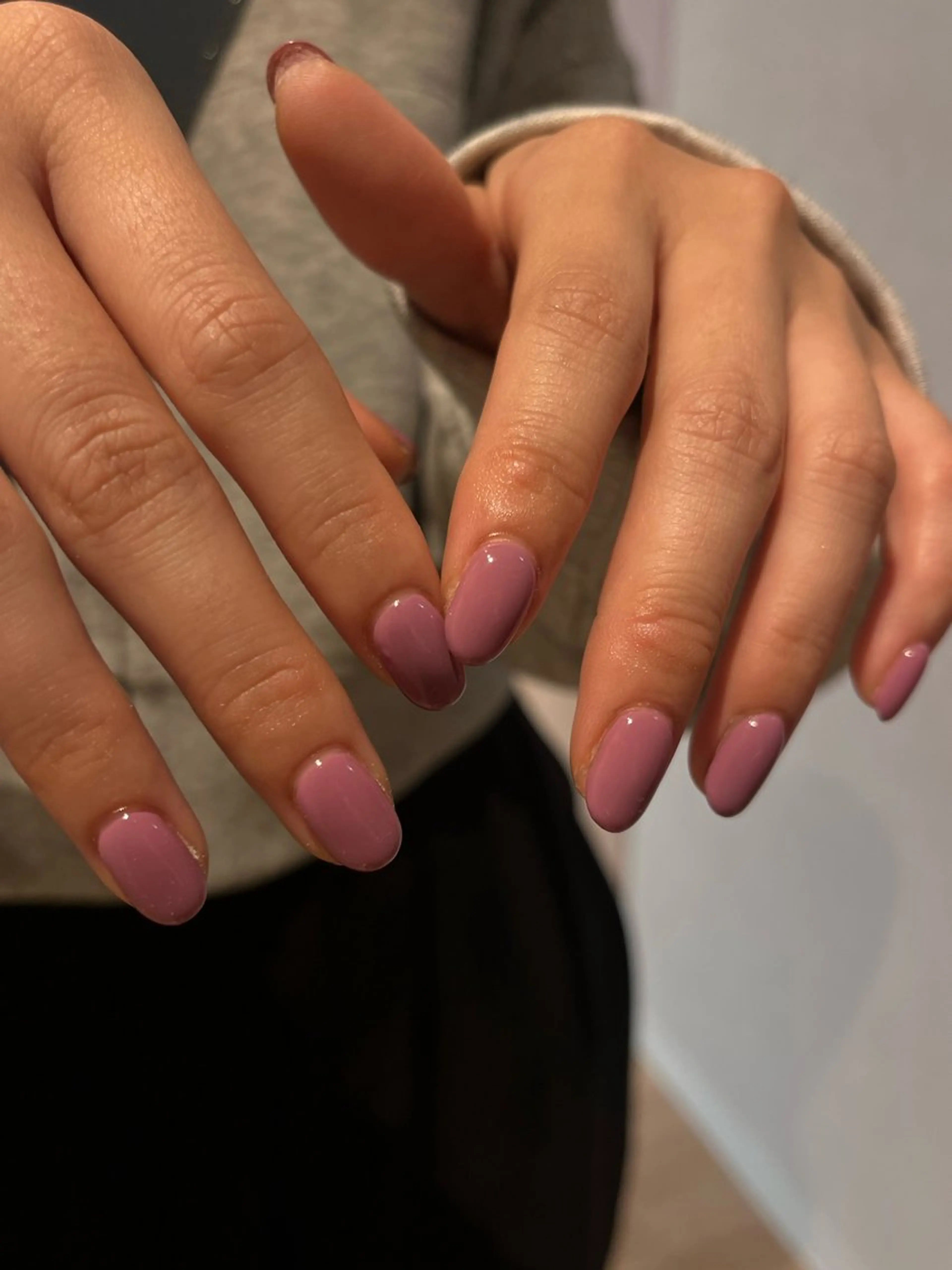 【ハンド💅🏻】シンプルコース🤍の写真