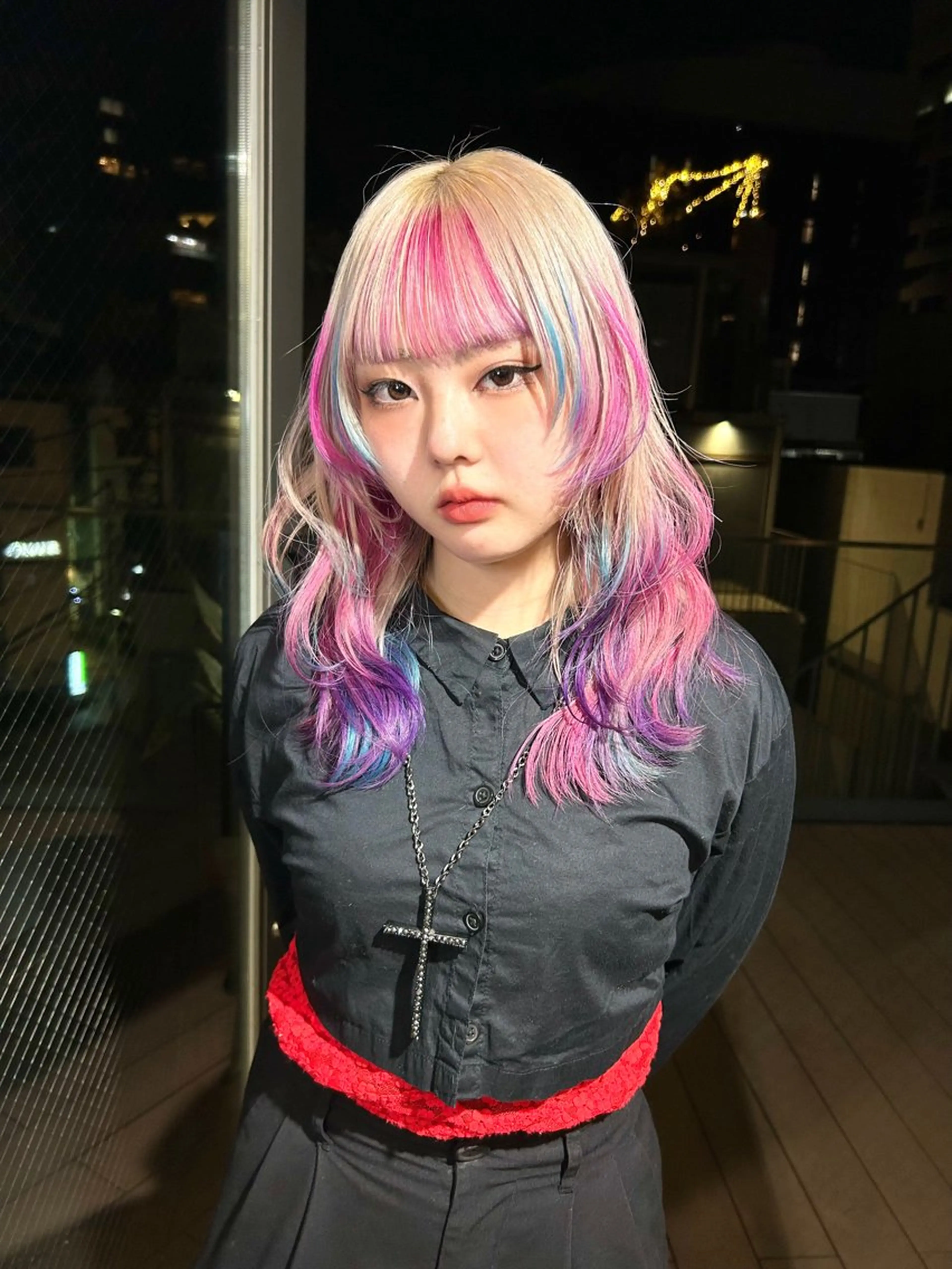 ミディアム ヘアカラー トリートメント 鈴木 華奈のヘアスタイル