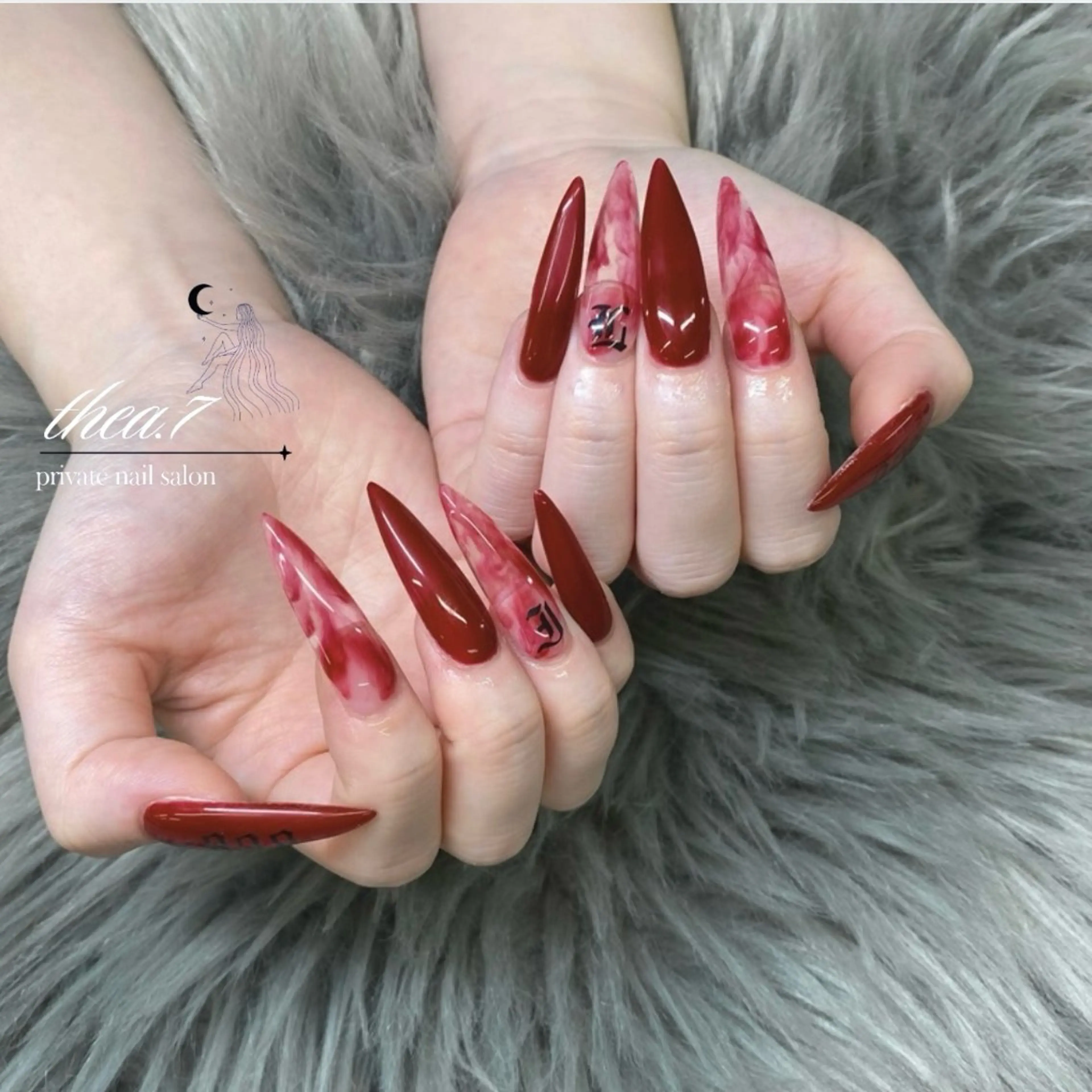 ネイル 大理石ネイル(マーブル) ハンドネイル thea.7 【テアナ】のネイルデザイン