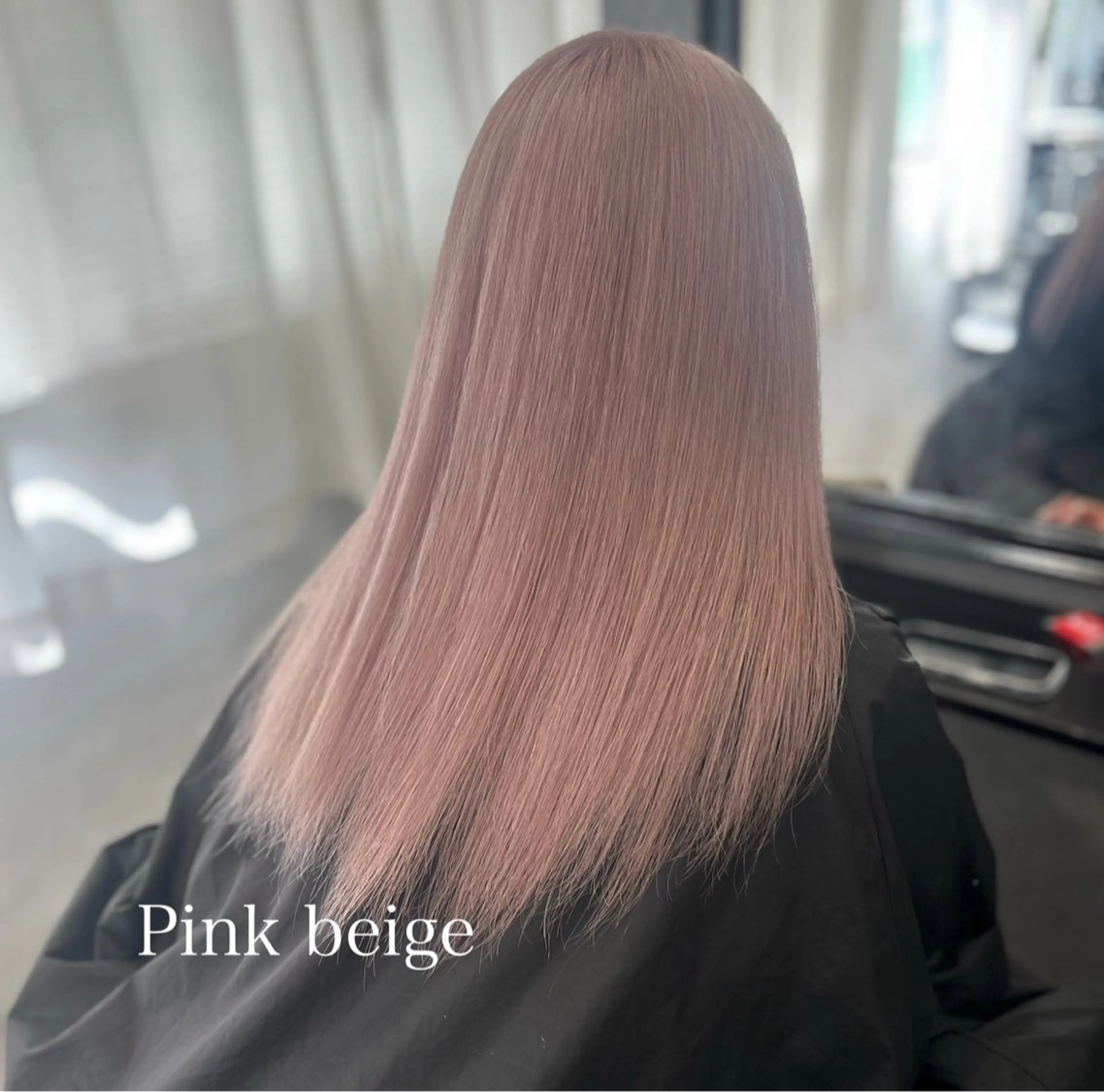 カラー ピンクカラー anju/大阪/ ハイトーン/心斎橋のヘアスタイル