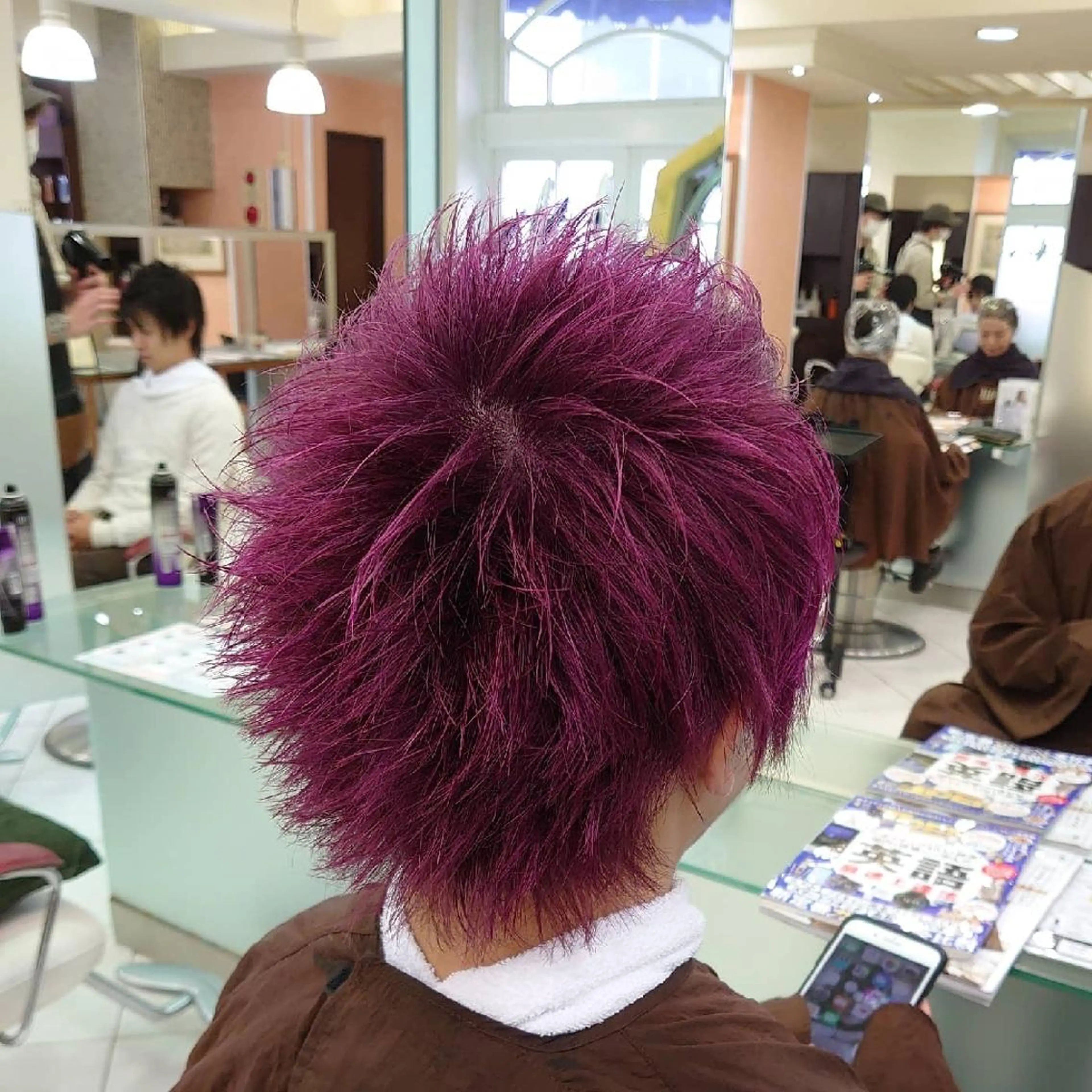 ショート ヘアアレンジ メンズ アップバング 🐺デザインウルフ / 一ノ瀬 凌🐺のヘアスタイル