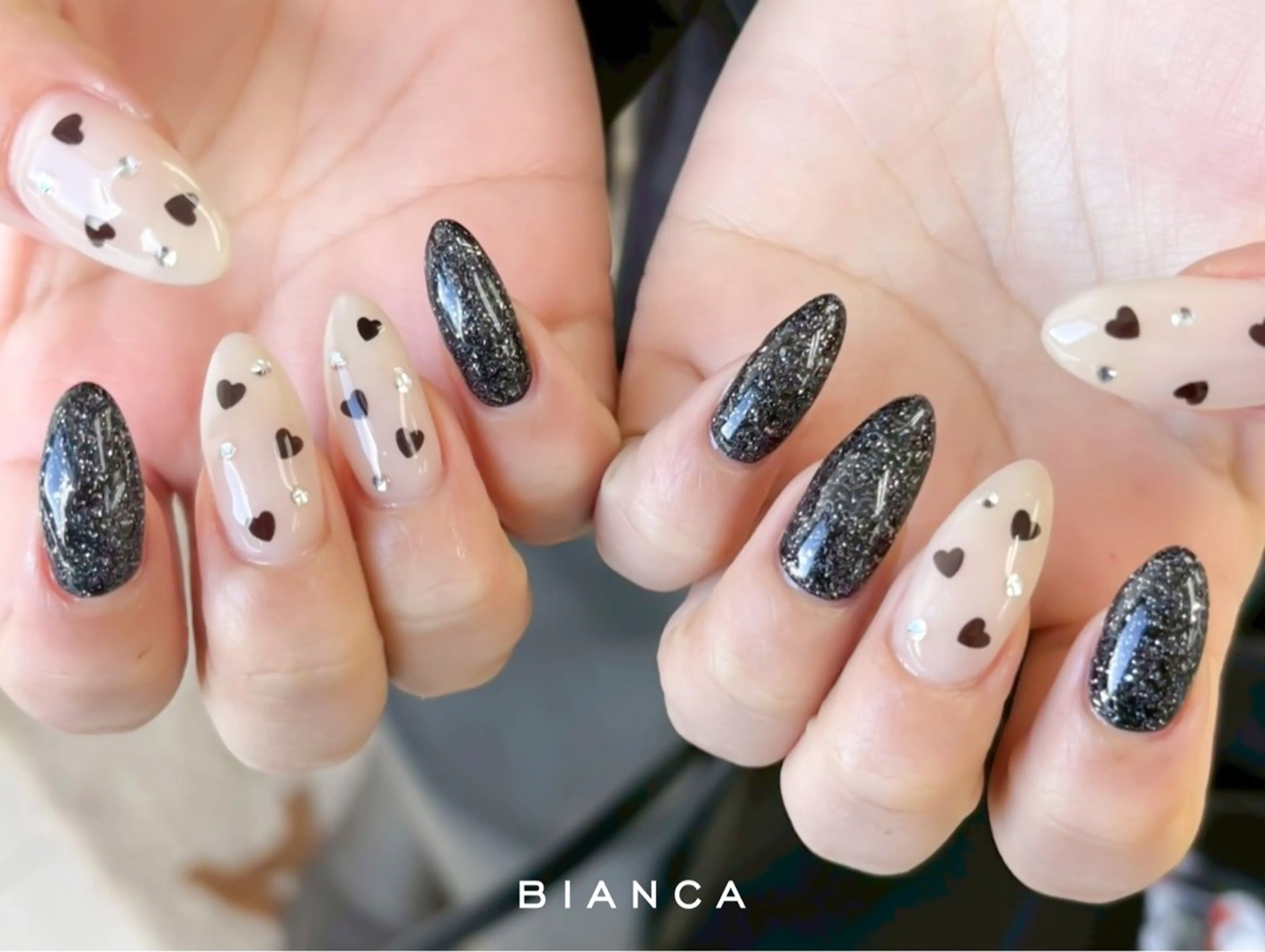 【オフあり】ハンド💅🏻持ち込みデザイン🎶パラジェル変更可✨の写真