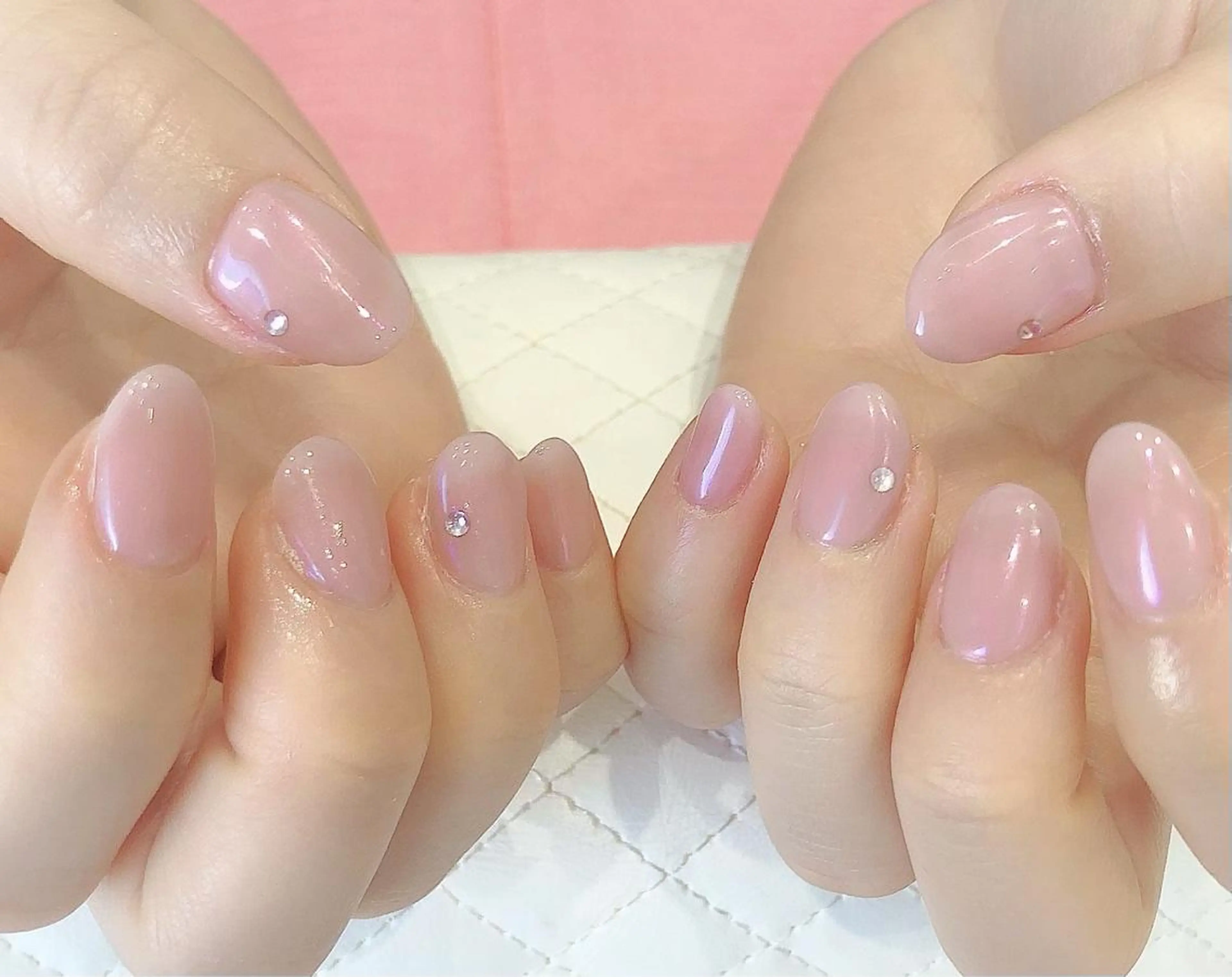 ネイル シンプルネイル Vis西新井店 Megumiのネイルデザイン