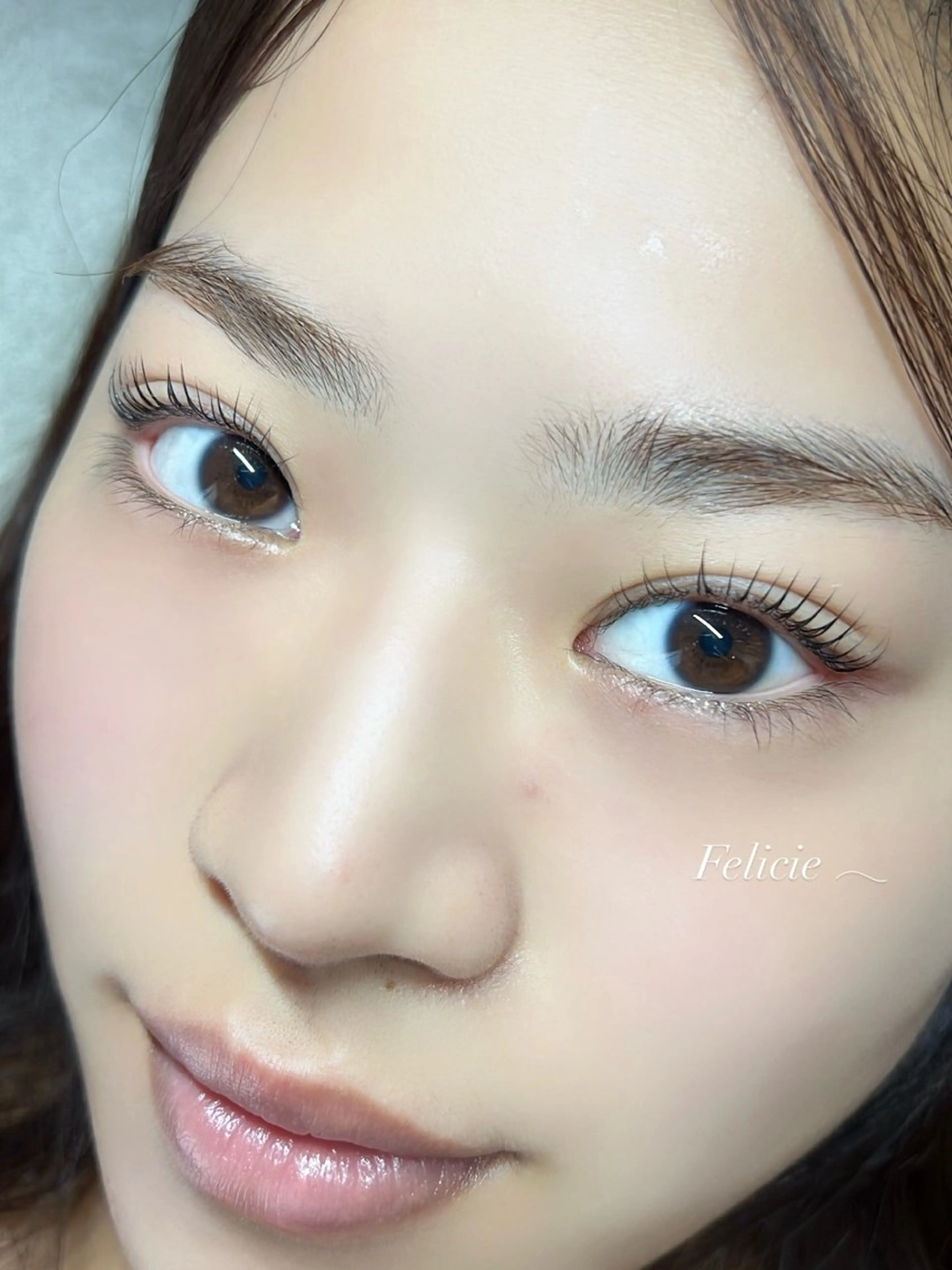 マツエク・マツパ パリジェンヌラッシュリフト マツパ Felicie＊ Sayakaのマツエク・マツパデザイン