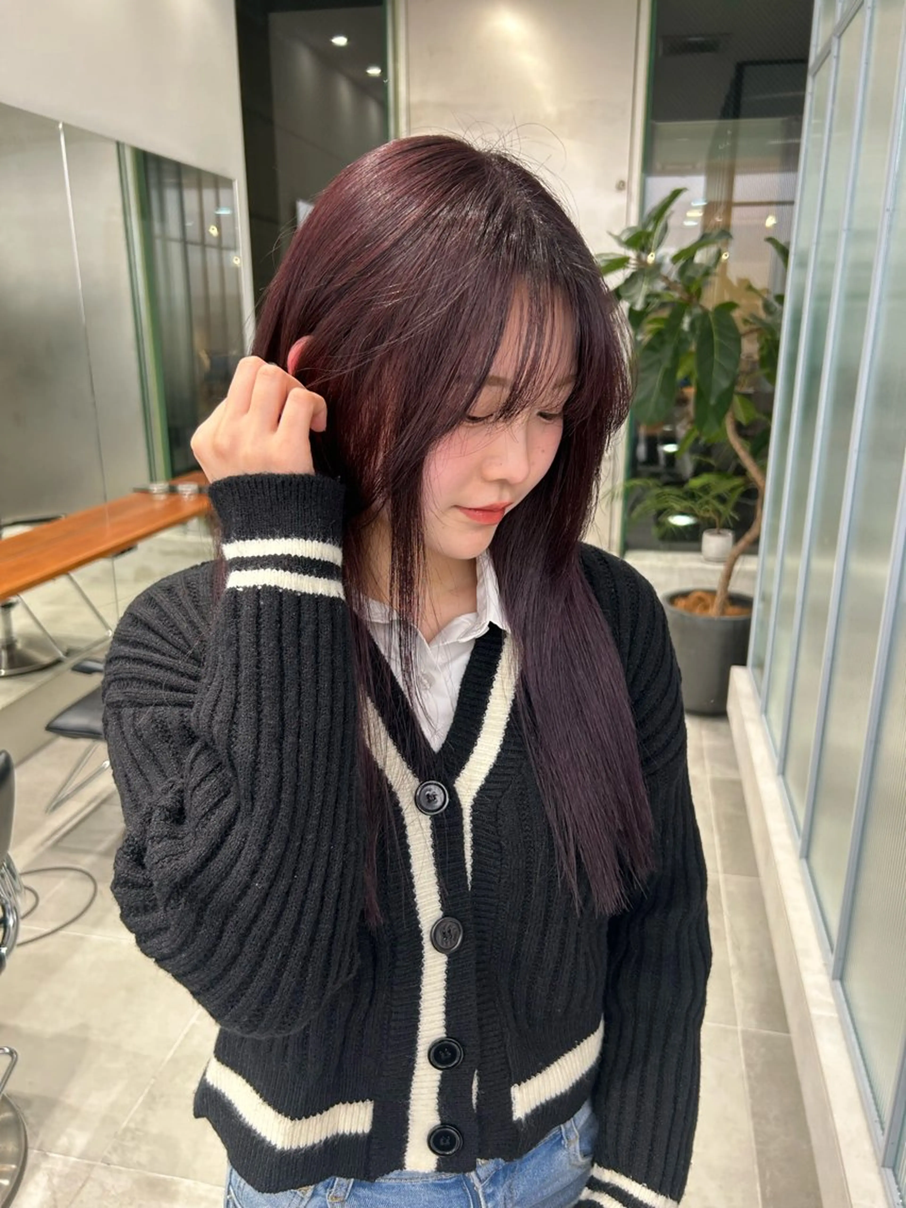 ロング カラー 透明感ハイトーン/ レイヤー/セイナのマツエク・マツパデザイン