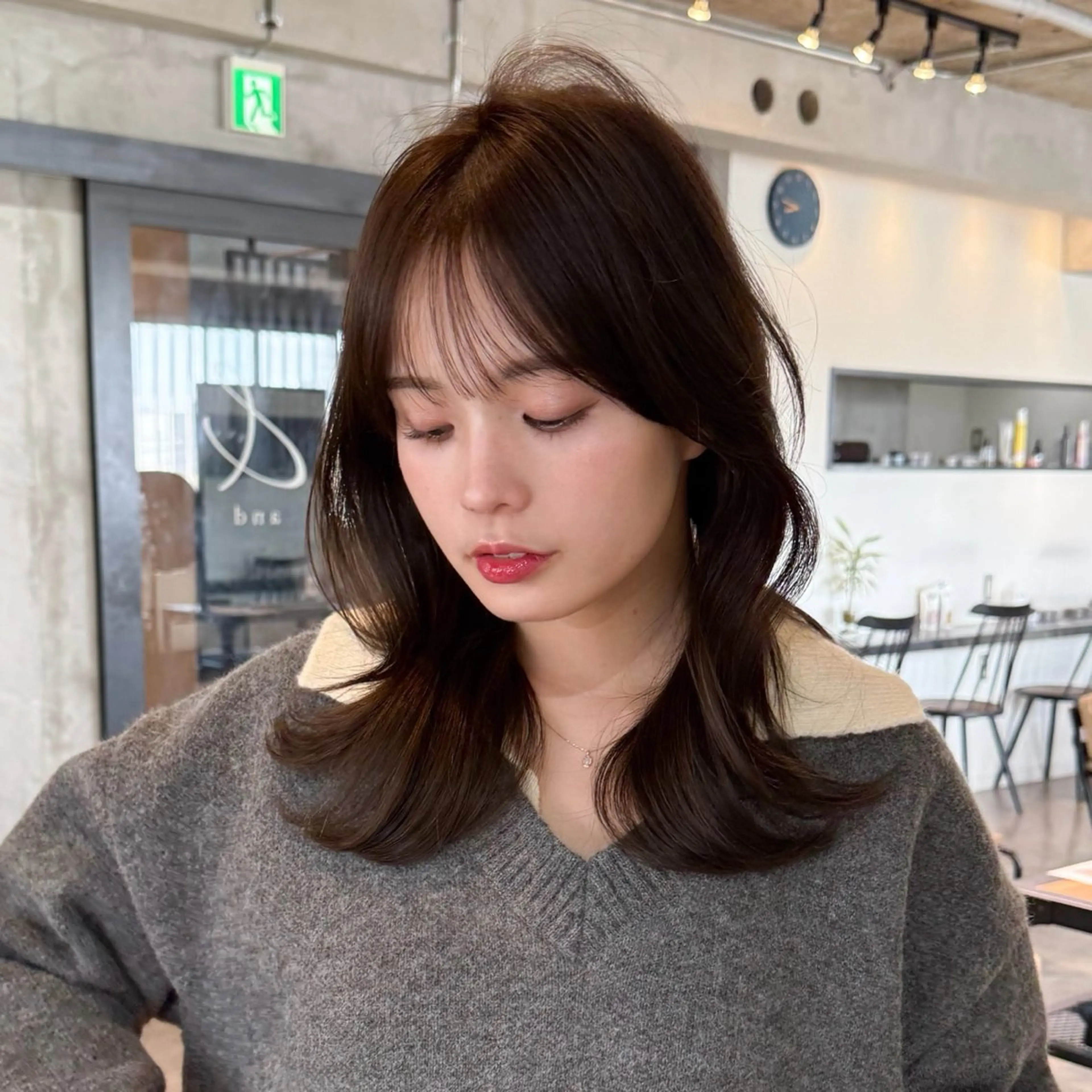 ミディアム カラー カット ヘアカラー Koko . 【高円寺】のヘアスタイル