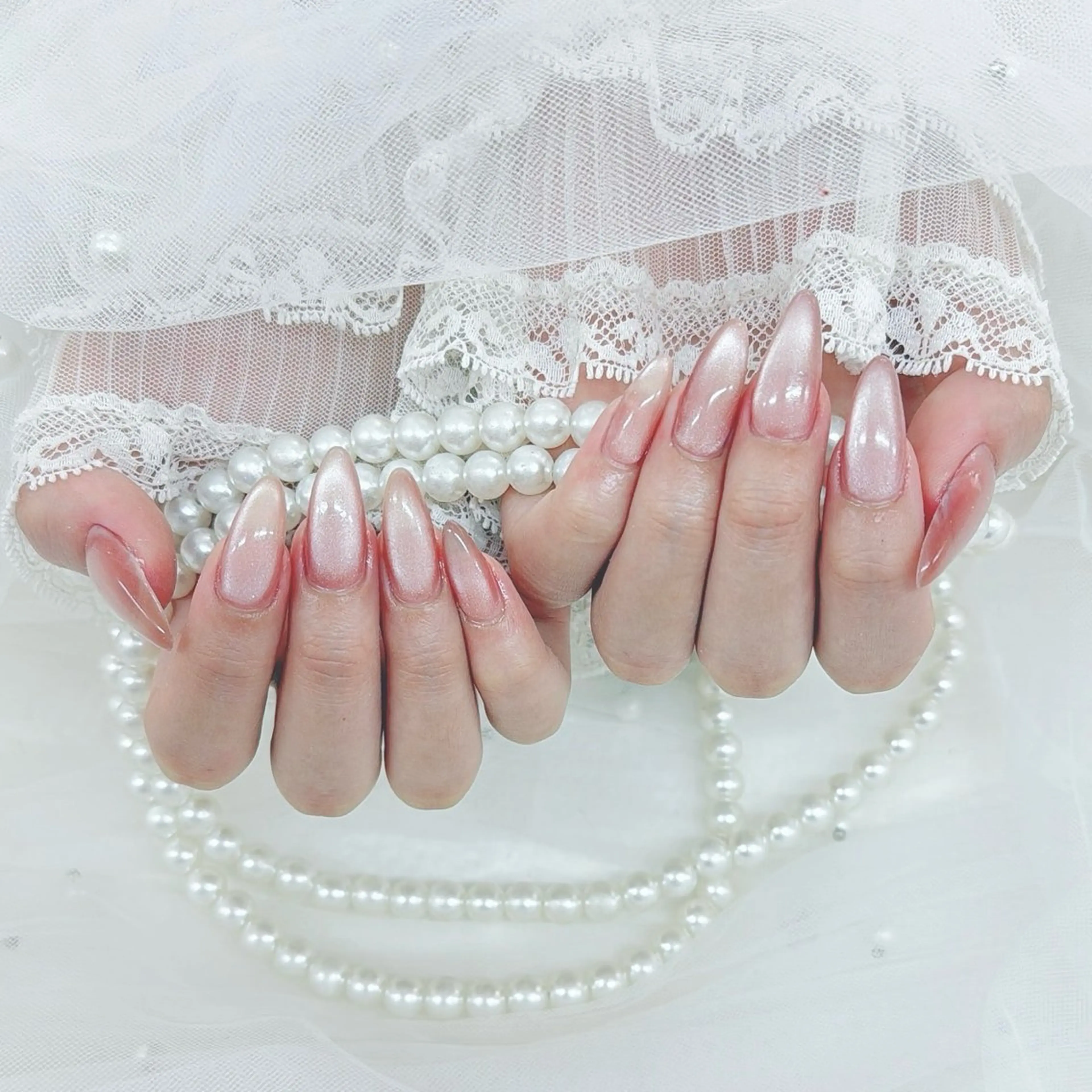 【Jrネイリスト】マグネットワンカラーネイル (オフ込)¥2490の写真