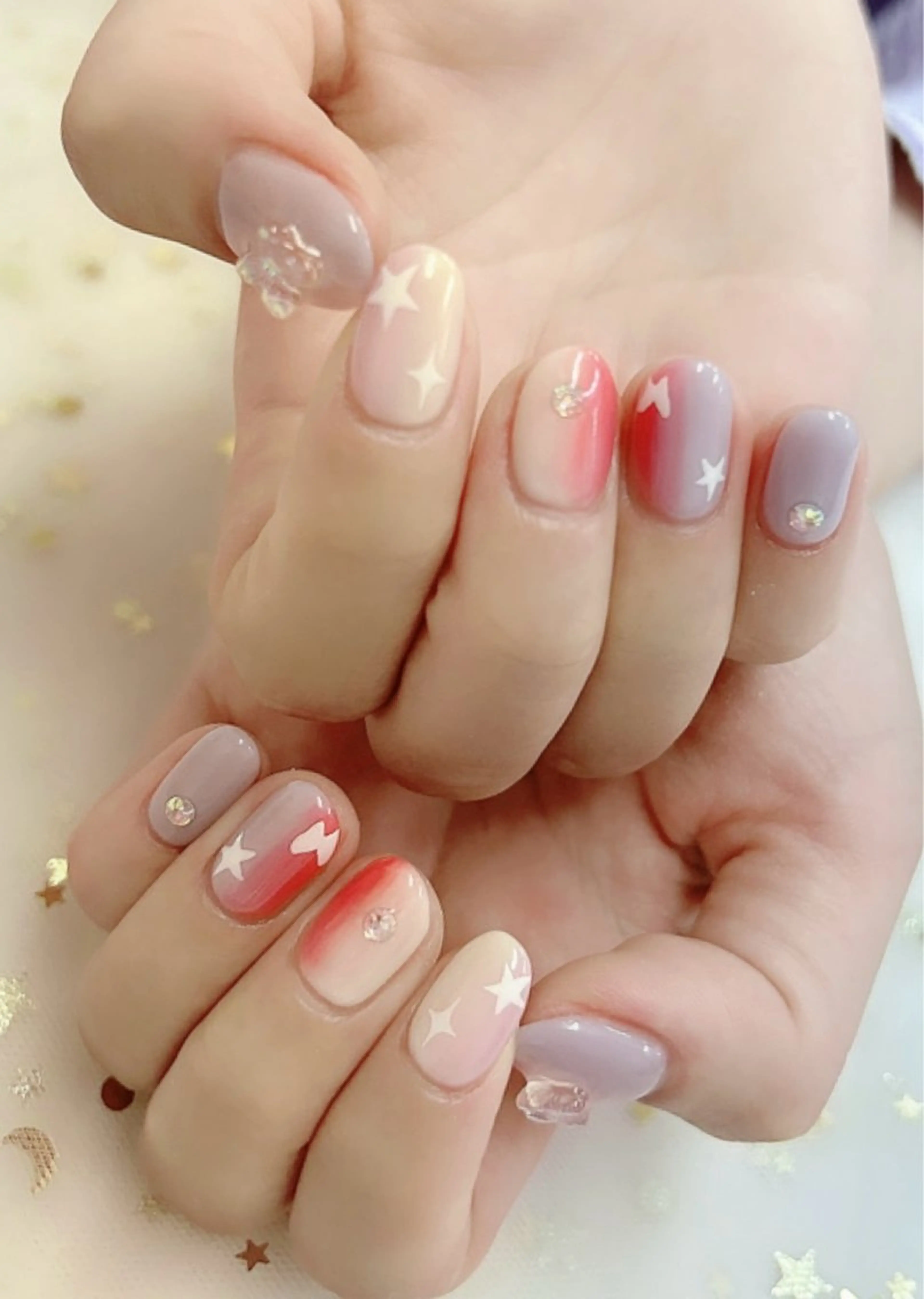 ネイル ハンドネイル 上福岡 らんらんのネイルデザイン