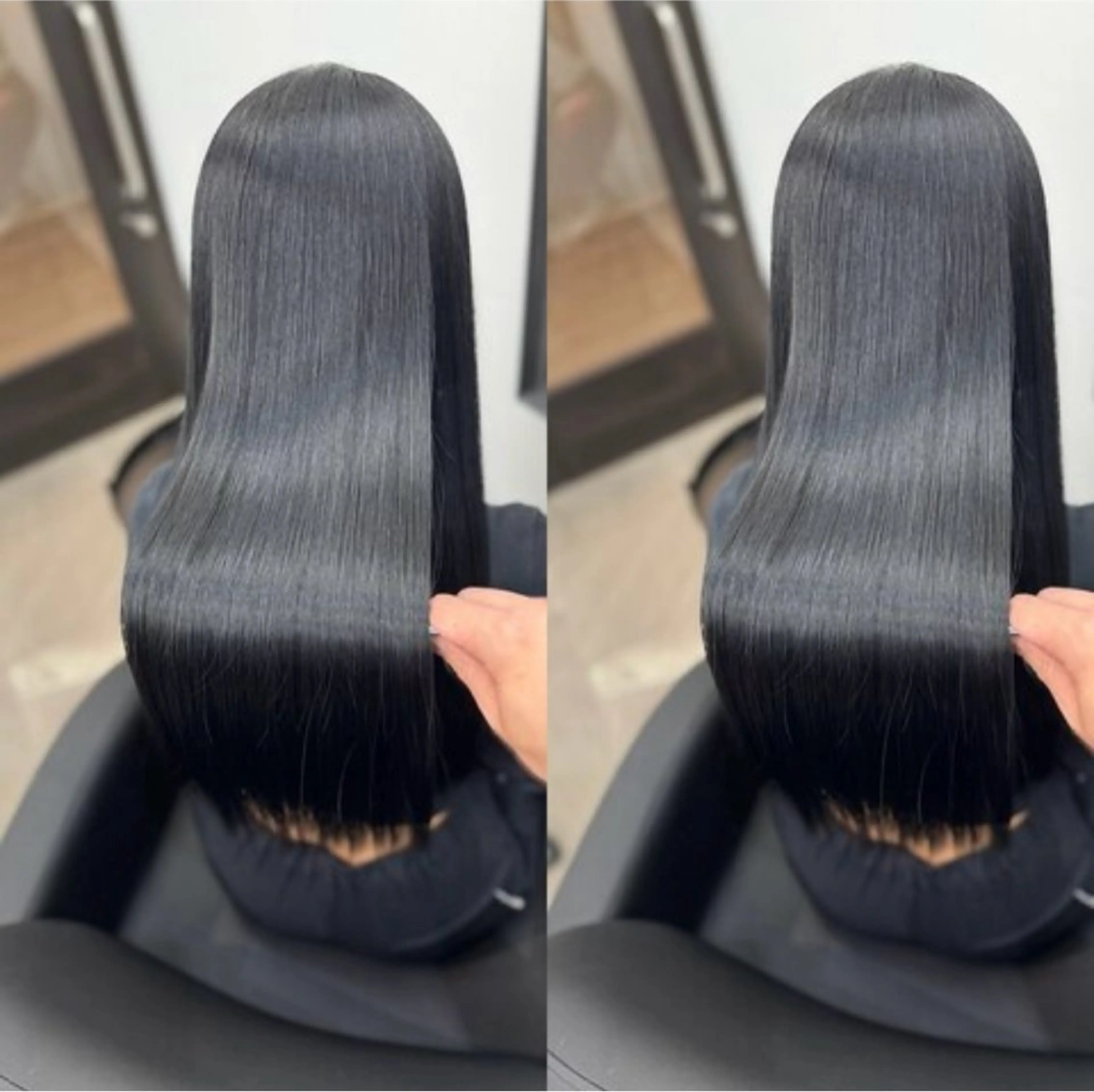 【💎🫧艶髪🫧💎】カット＋美髪矯正＋フルカラー＋髪質改善トリートメント💙の写真